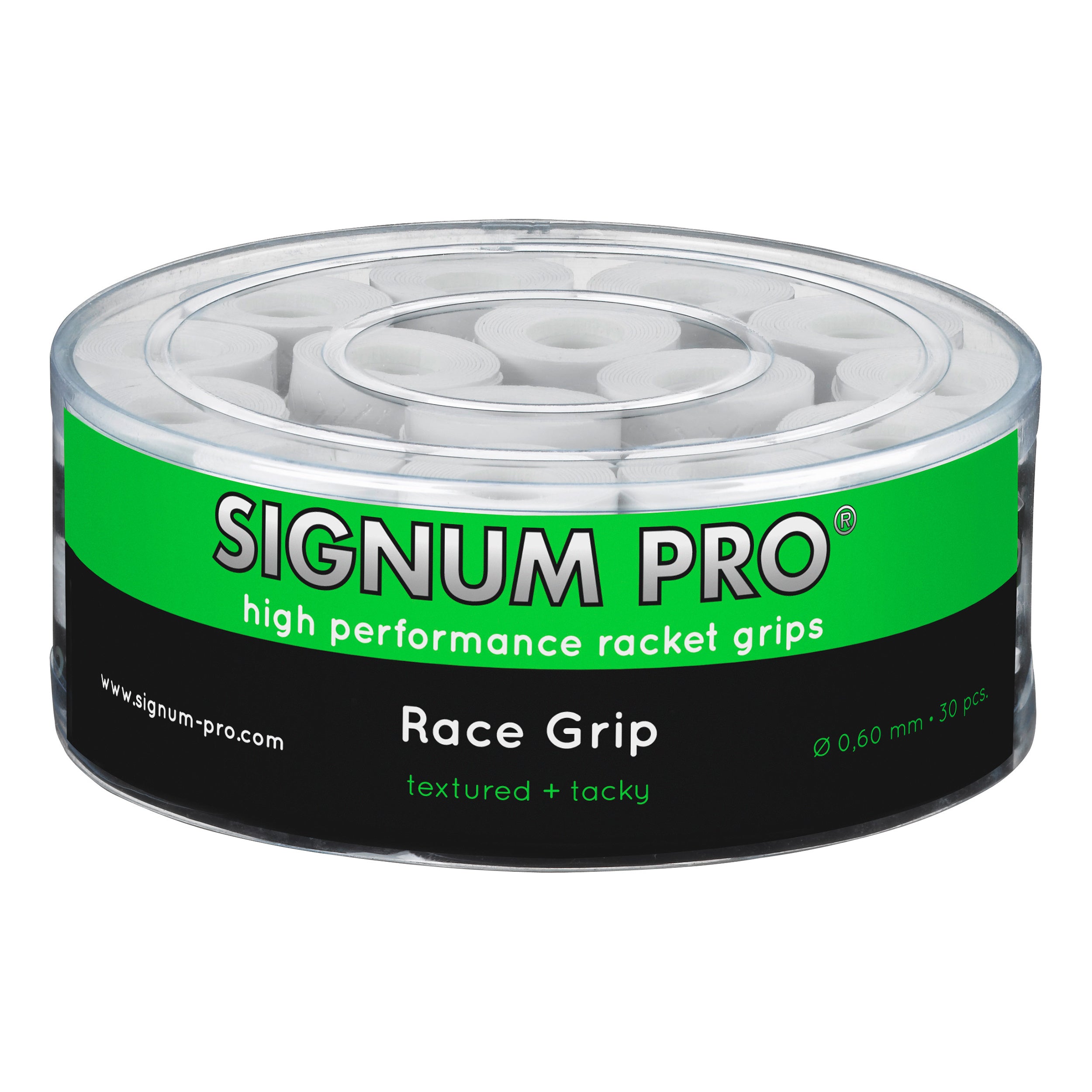 Signum Pro Race Grip Pakke Med 30-Hvid