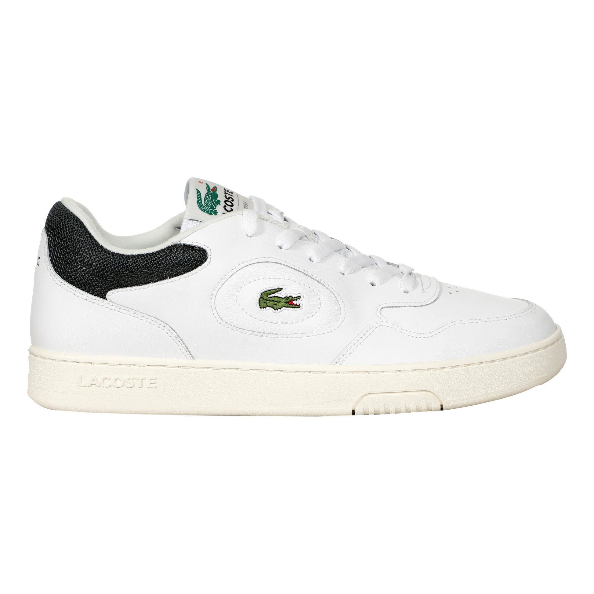 Lacoste Lineset Fritidssko Herrer - hvid, mørkegrøn
