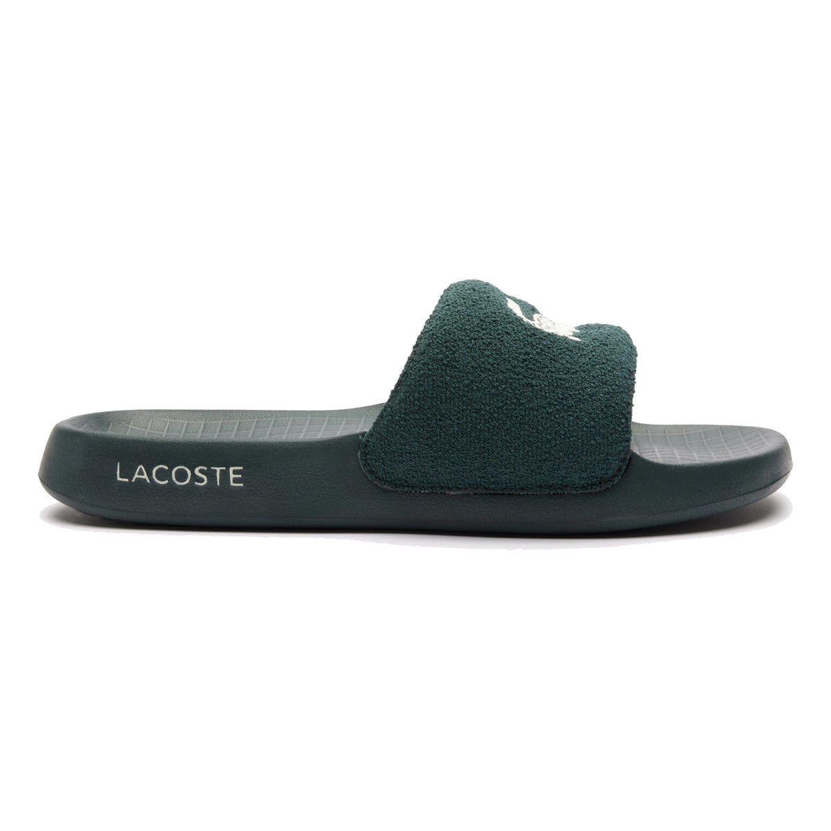 Lacoste Serve Slide 1.0 Badetøfler Herrer-mørkegrøn