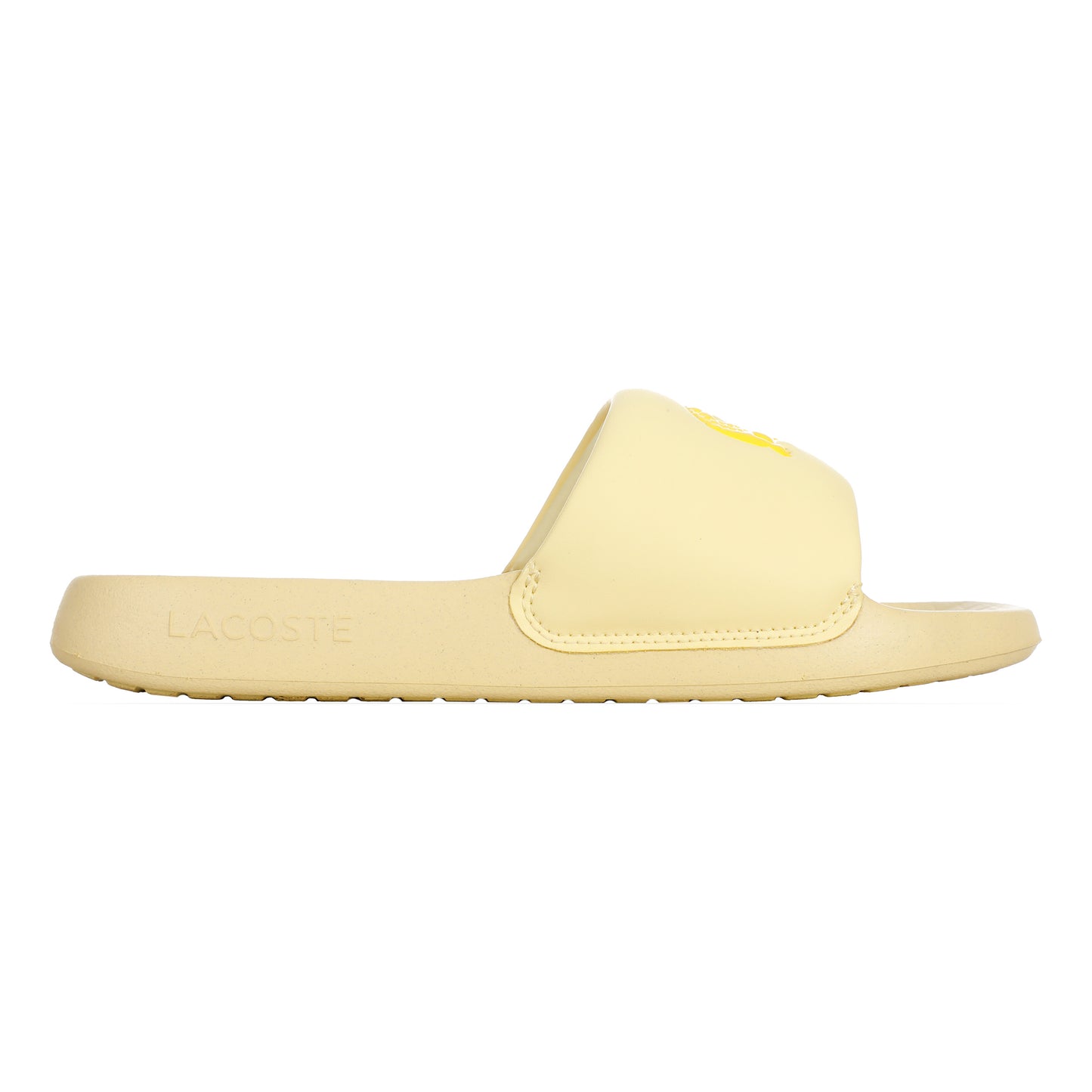 Lacoste Badetøfler Damer-Gul,Hvid