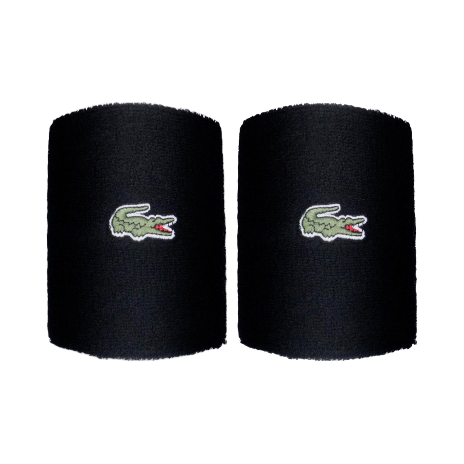 Lacoste Svedbånd Pakke med 2 Unisex - sort, grøn