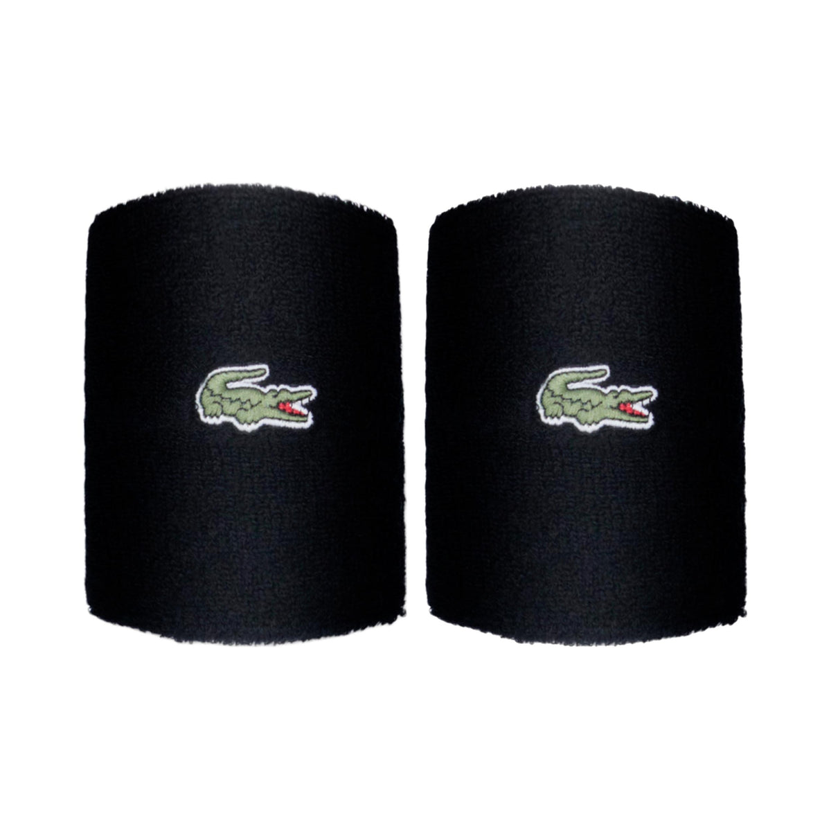 Lacoste Svedbånd Pakke med 2 Unisex - sort, grøn