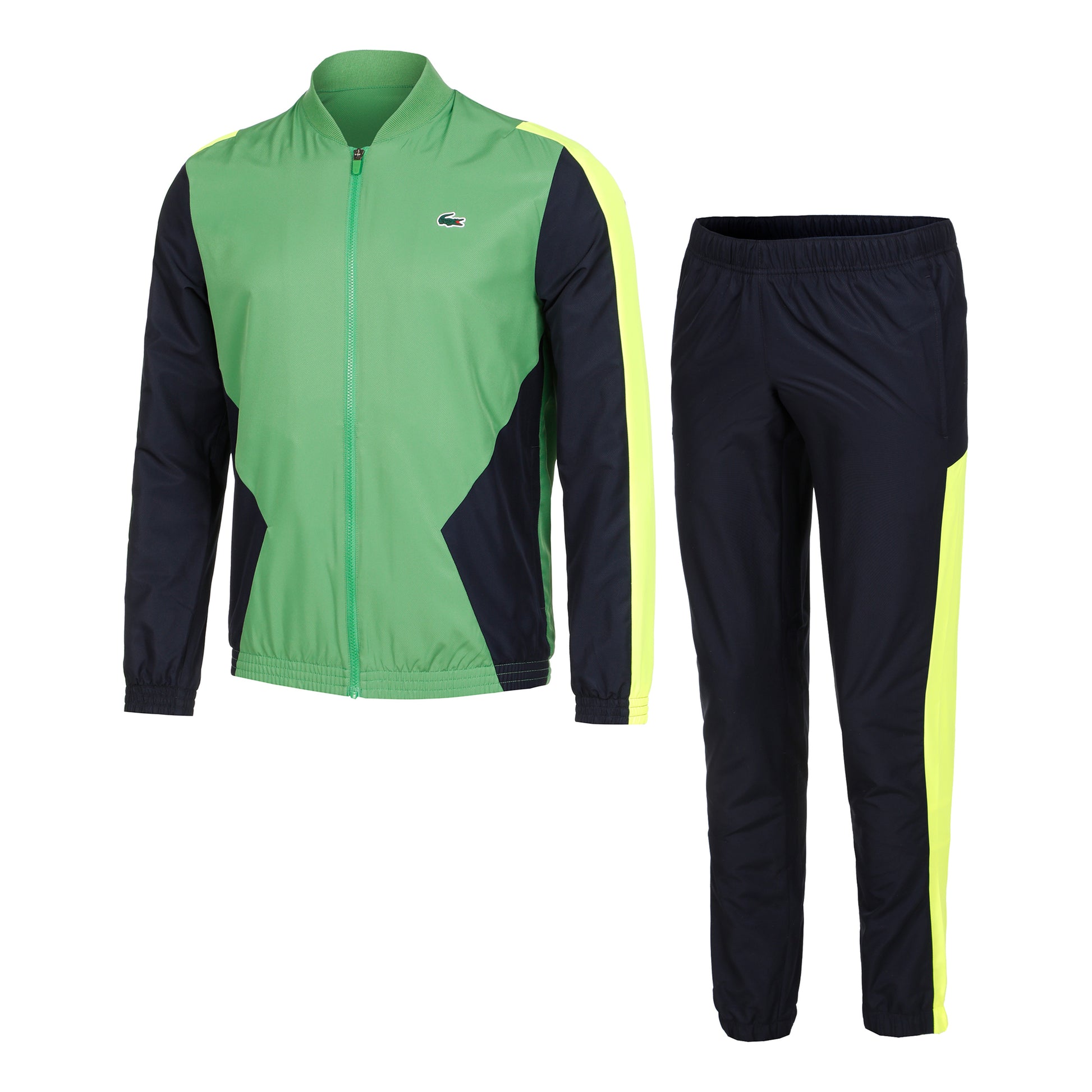 Lacoste Tracksuit Træningsdragt Herrer - grøn, gul