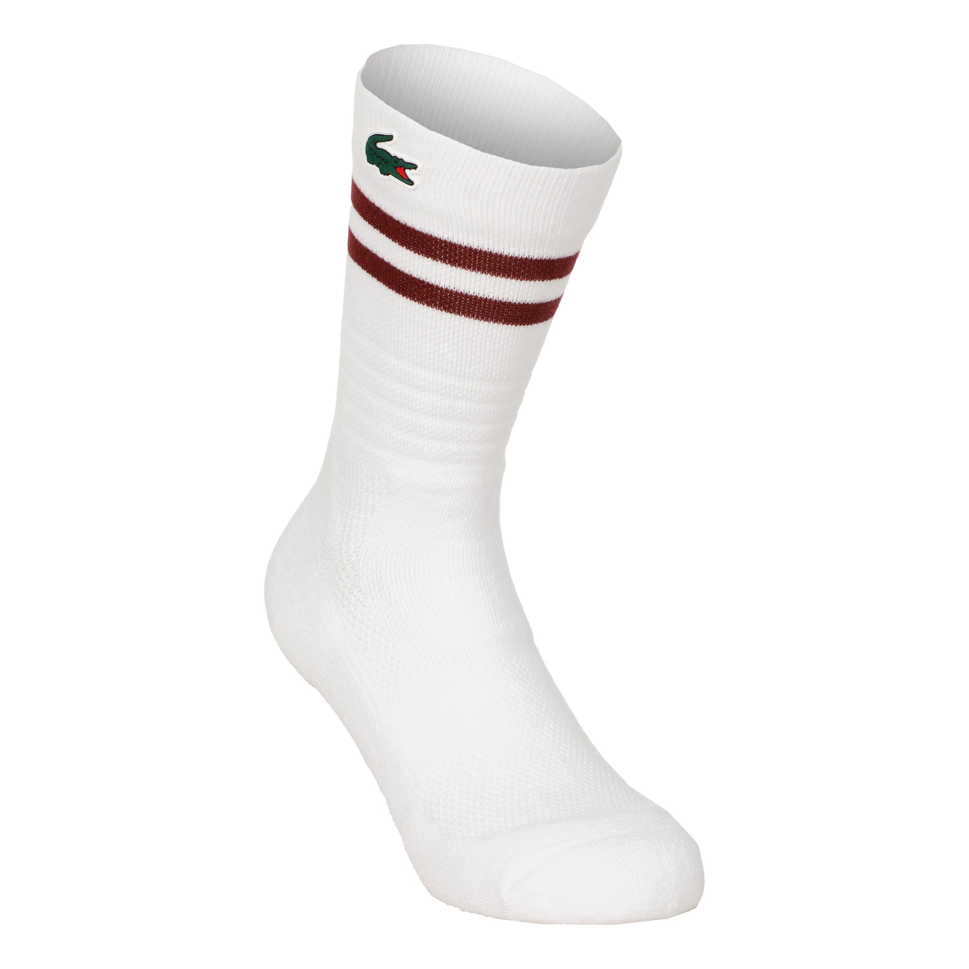 Lacoste Core Performance Tennissokker Unisex - hvid, rust