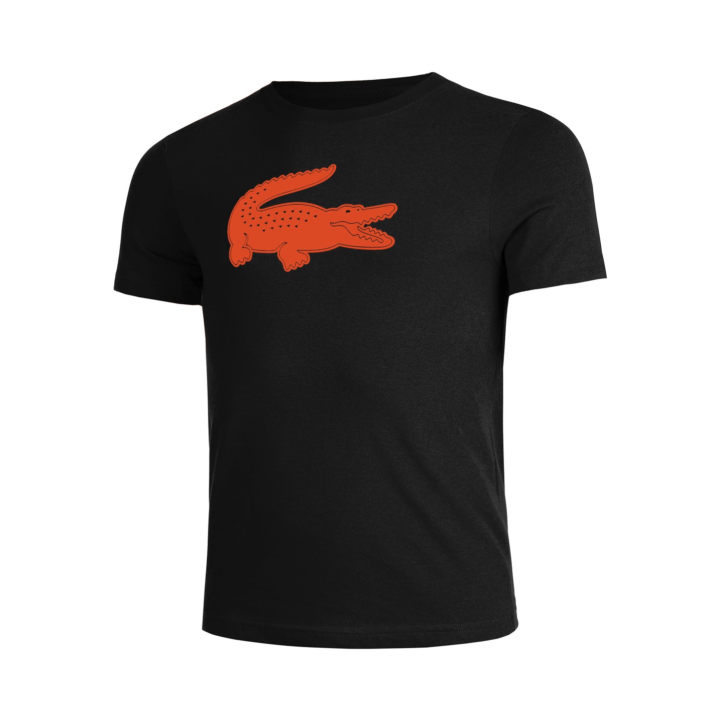 Lacoste Core T-shirt Drenge - sort, orange