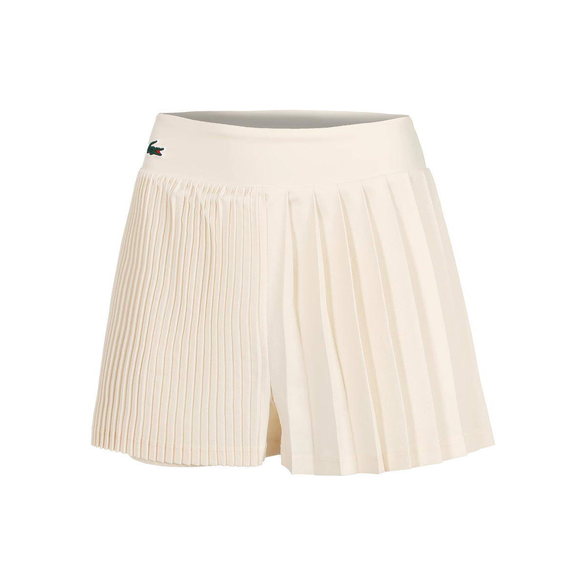 Lacoste LEER Shorts Damer - creme,
