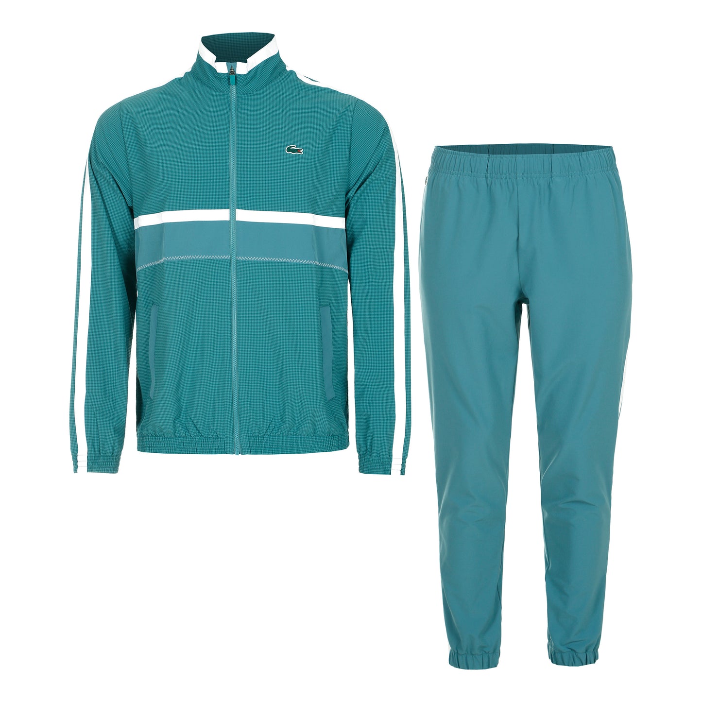 Lacoste Tracksuits Træningsdragt Herrer - petrol, hvid