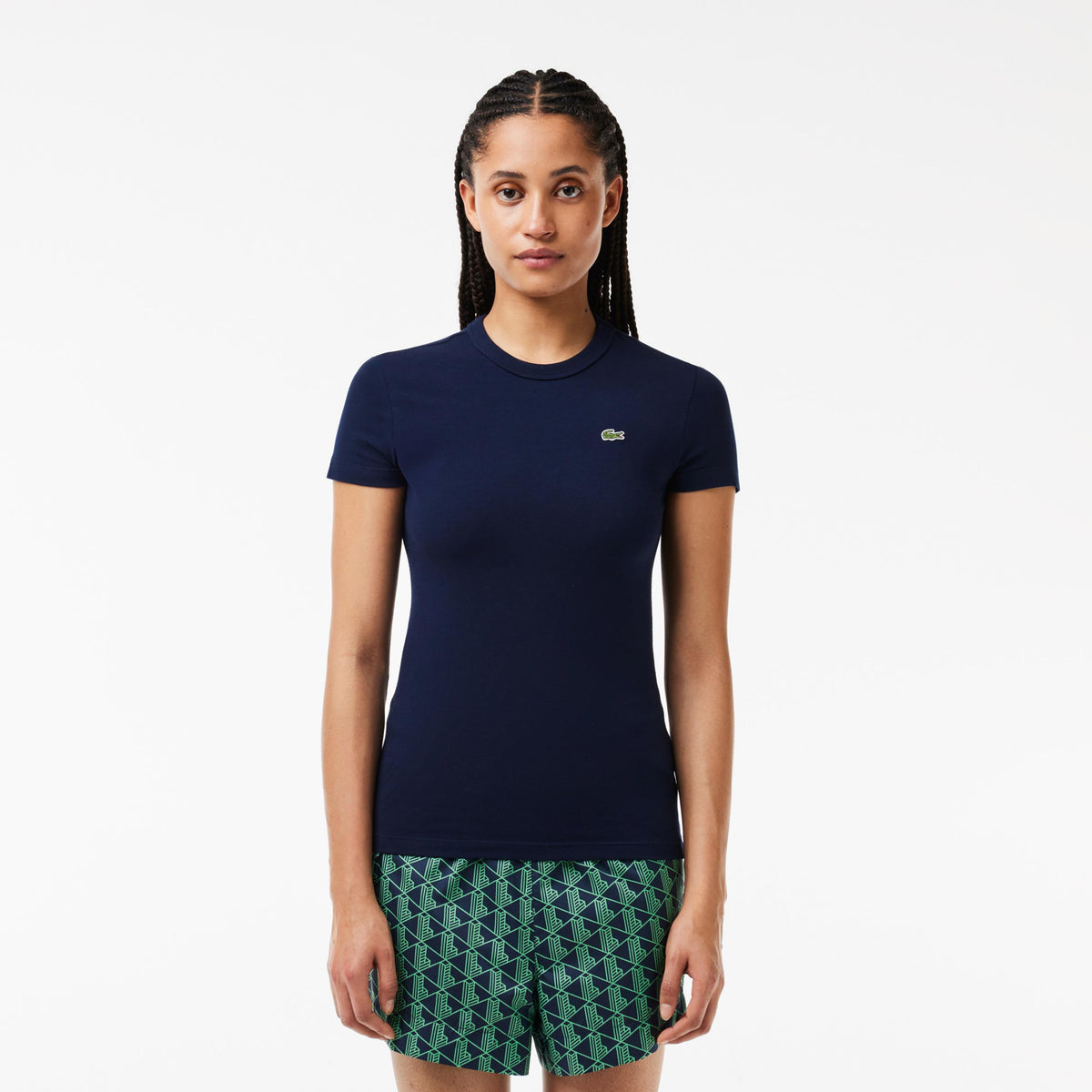 Lacoste Tee T-shirt Damer - mørkeblå,