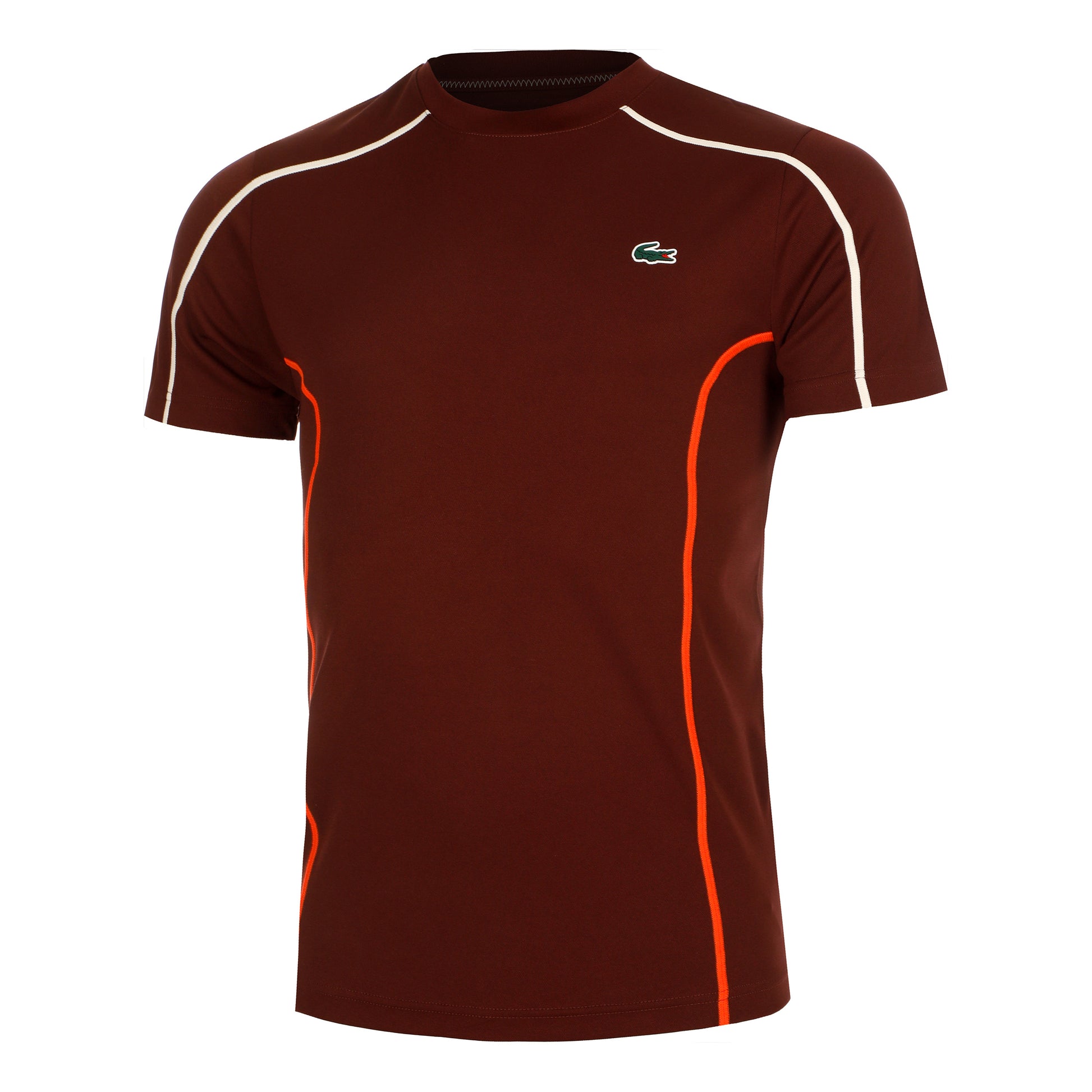 Lacoste T-Shirt T-shirt Herrer - mørkerød,
