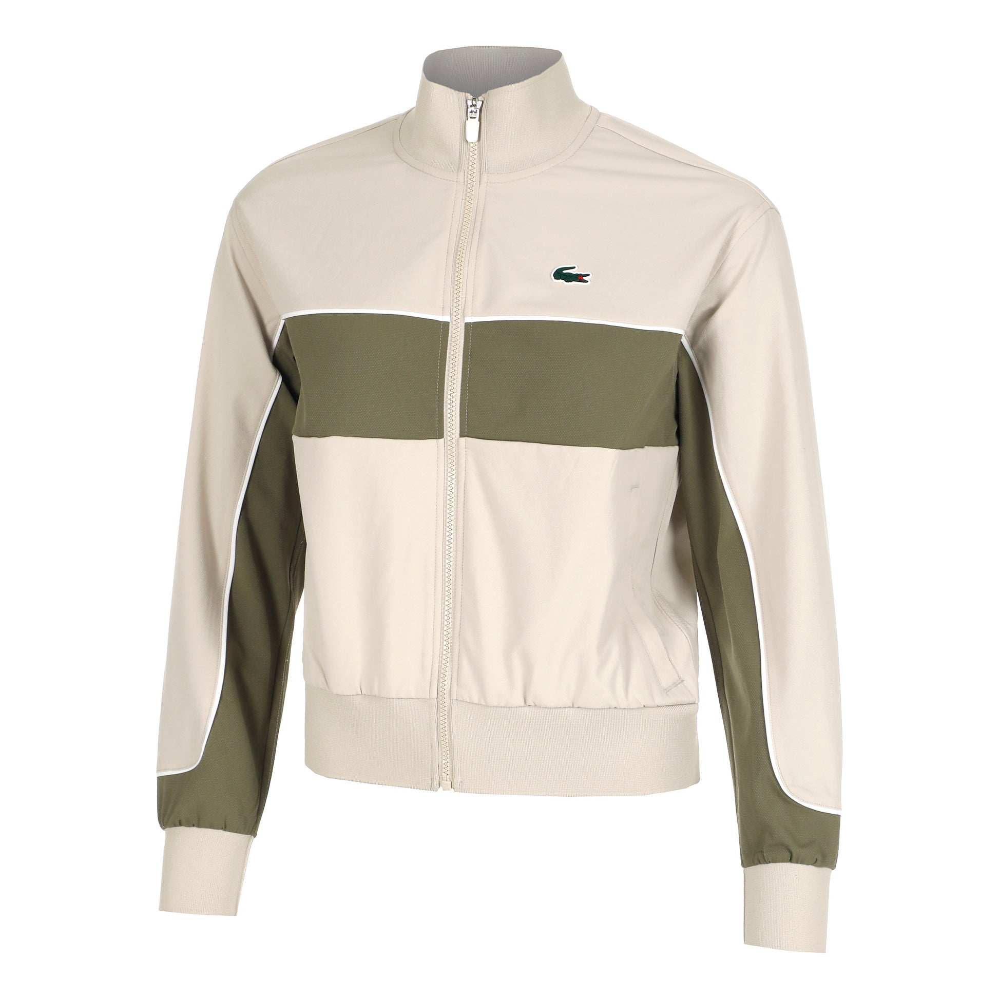 Lacoste Træningsjakke Damer - beige, oliven
