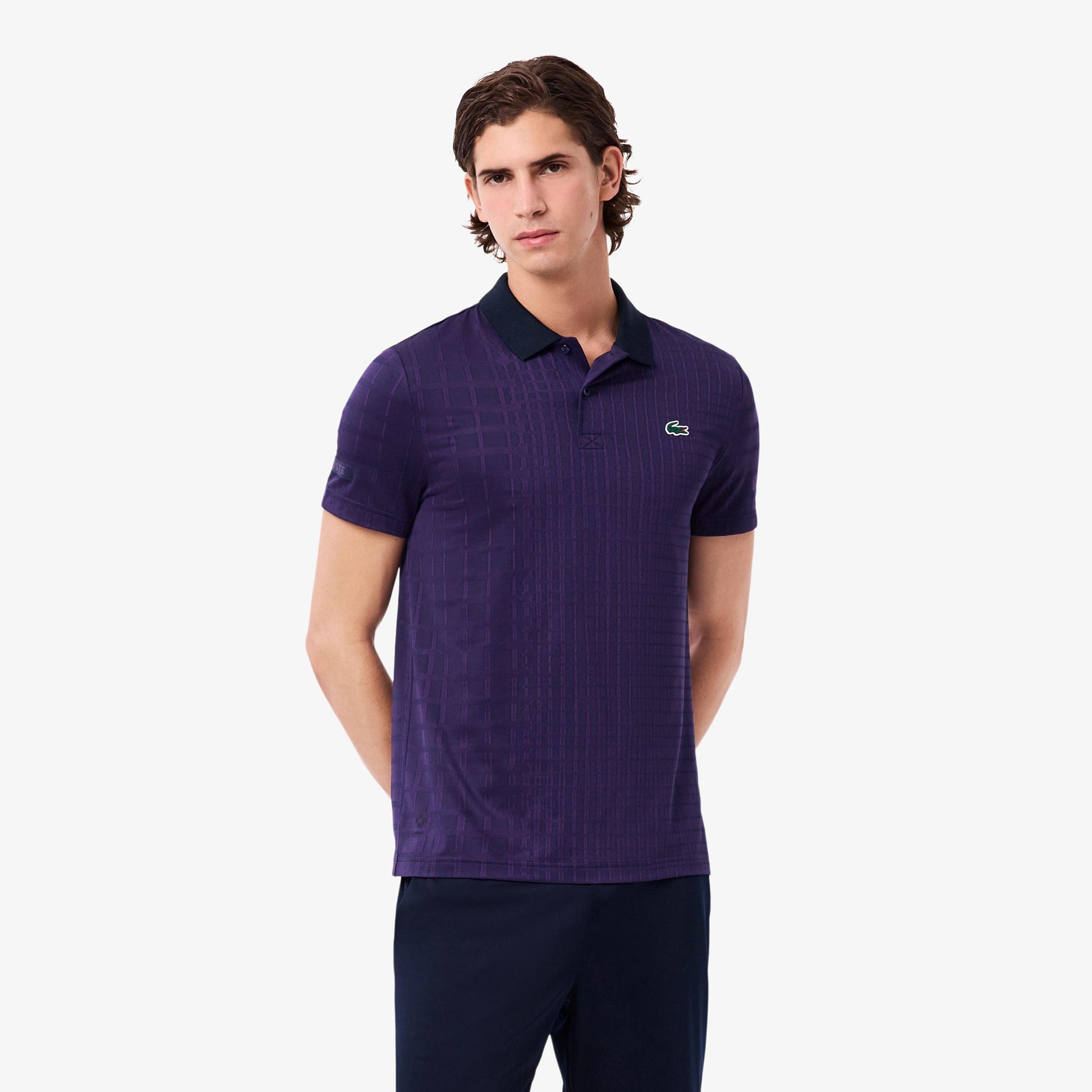 Lacoste Polo Herrer-lilla