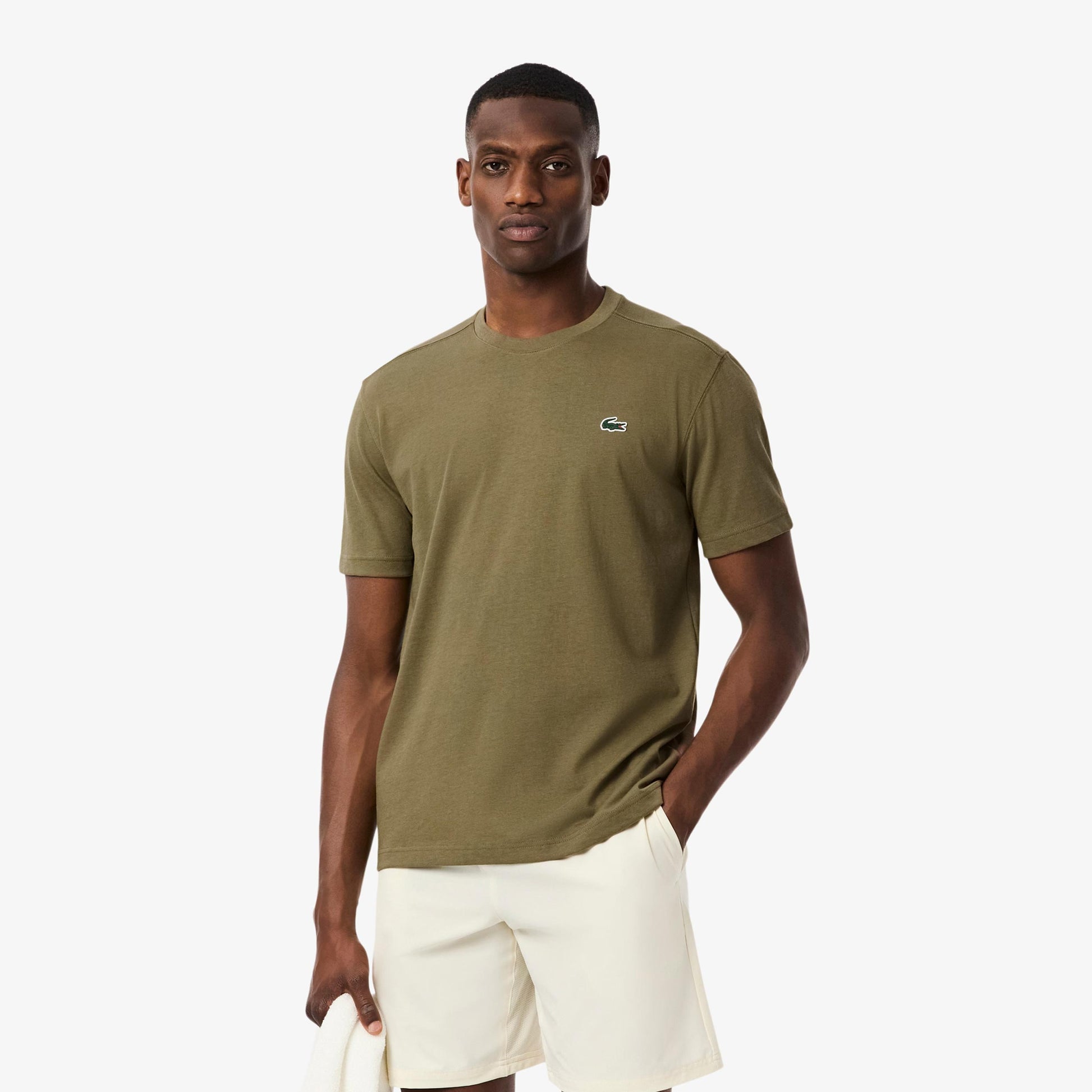 Lacoste Core T-shirt Herrer - oliven
