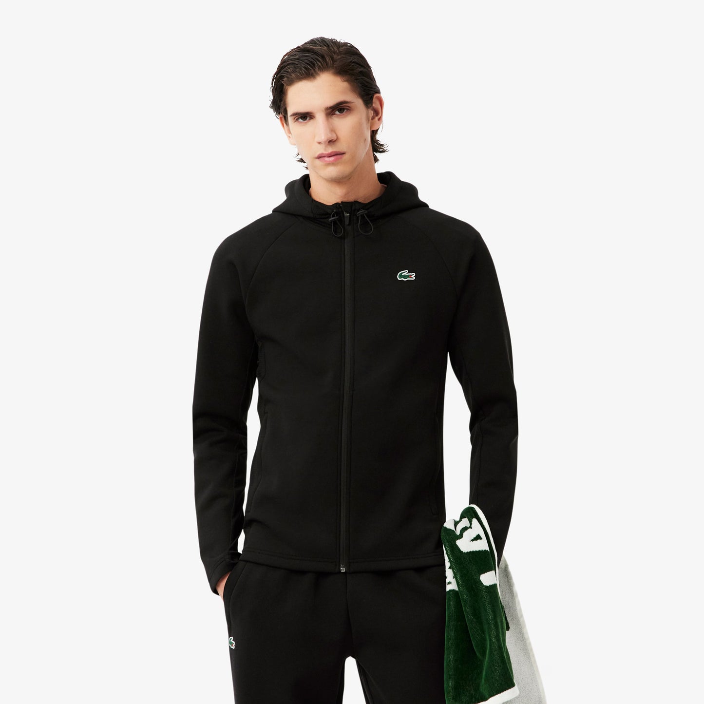 Lacoste Full Zip Sweatjakke Herrer-sort
