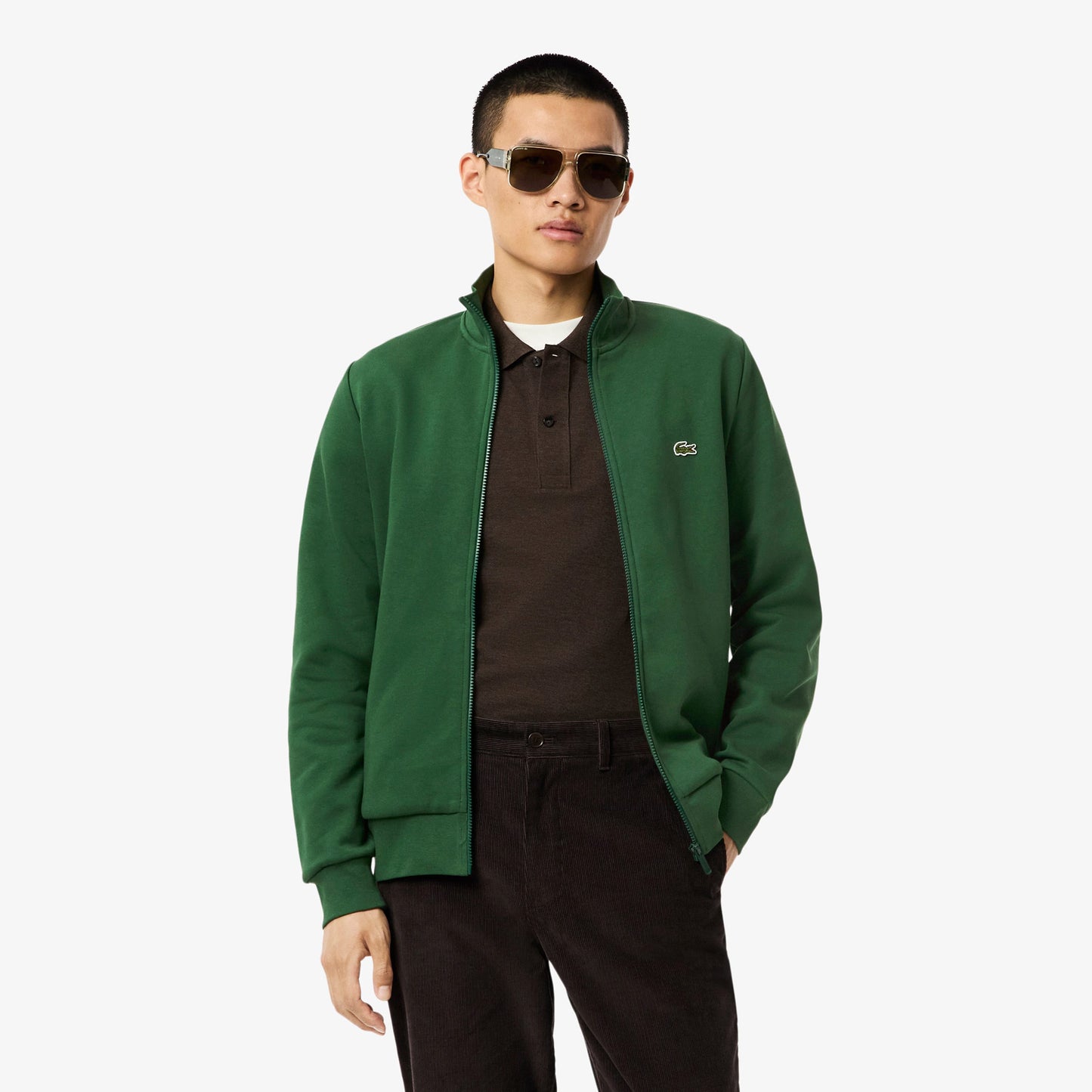 Lacoste Core Lifestyle Sweatjakke Herrer-Grøn