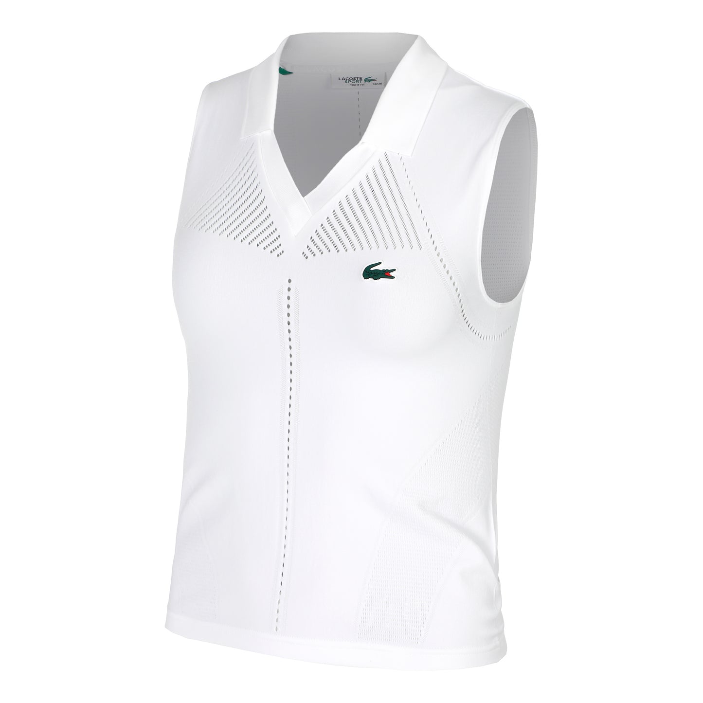 Lacoste Polo Damer - hvid,