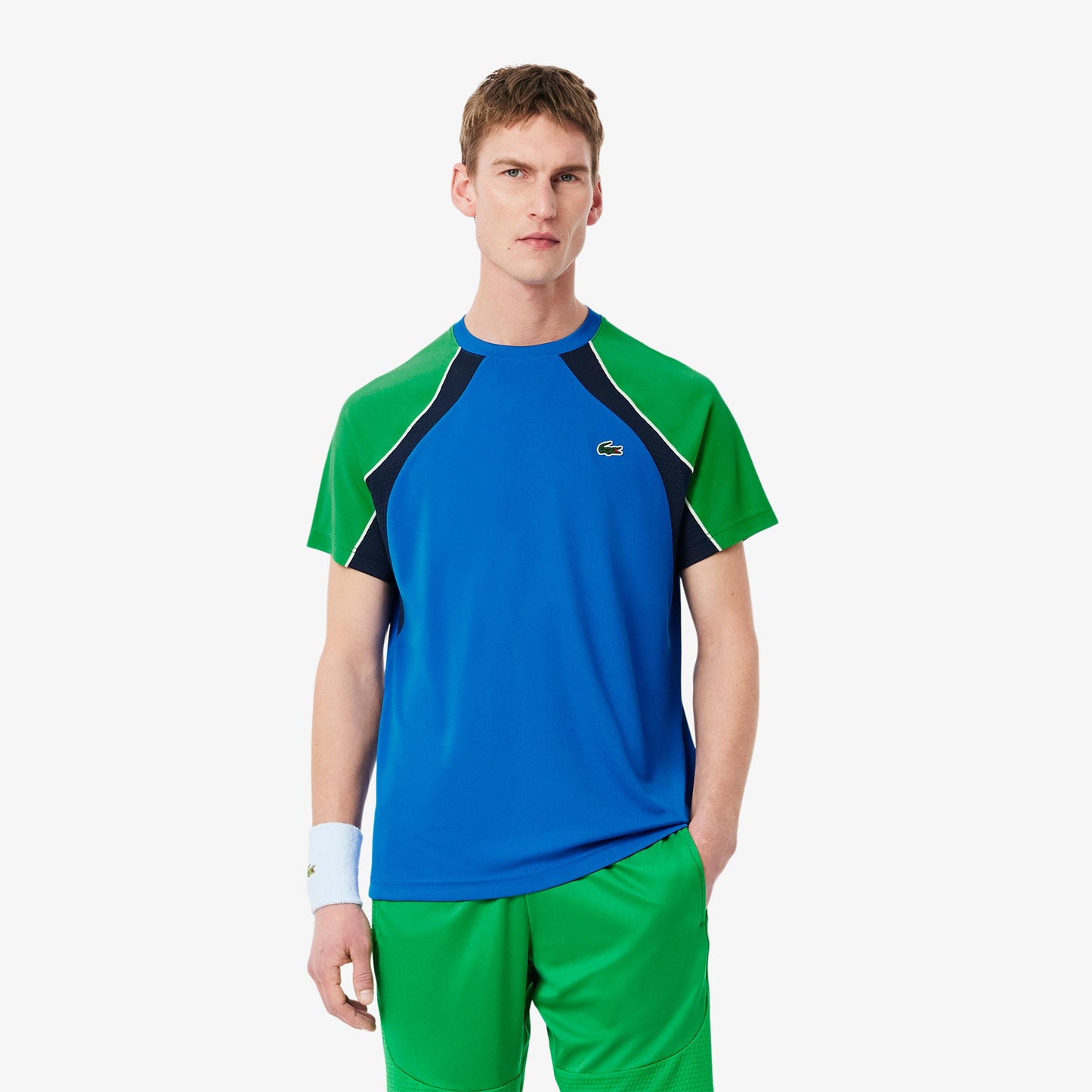 Lacoste T-shirt Herrer-Blå,Flerfarvet