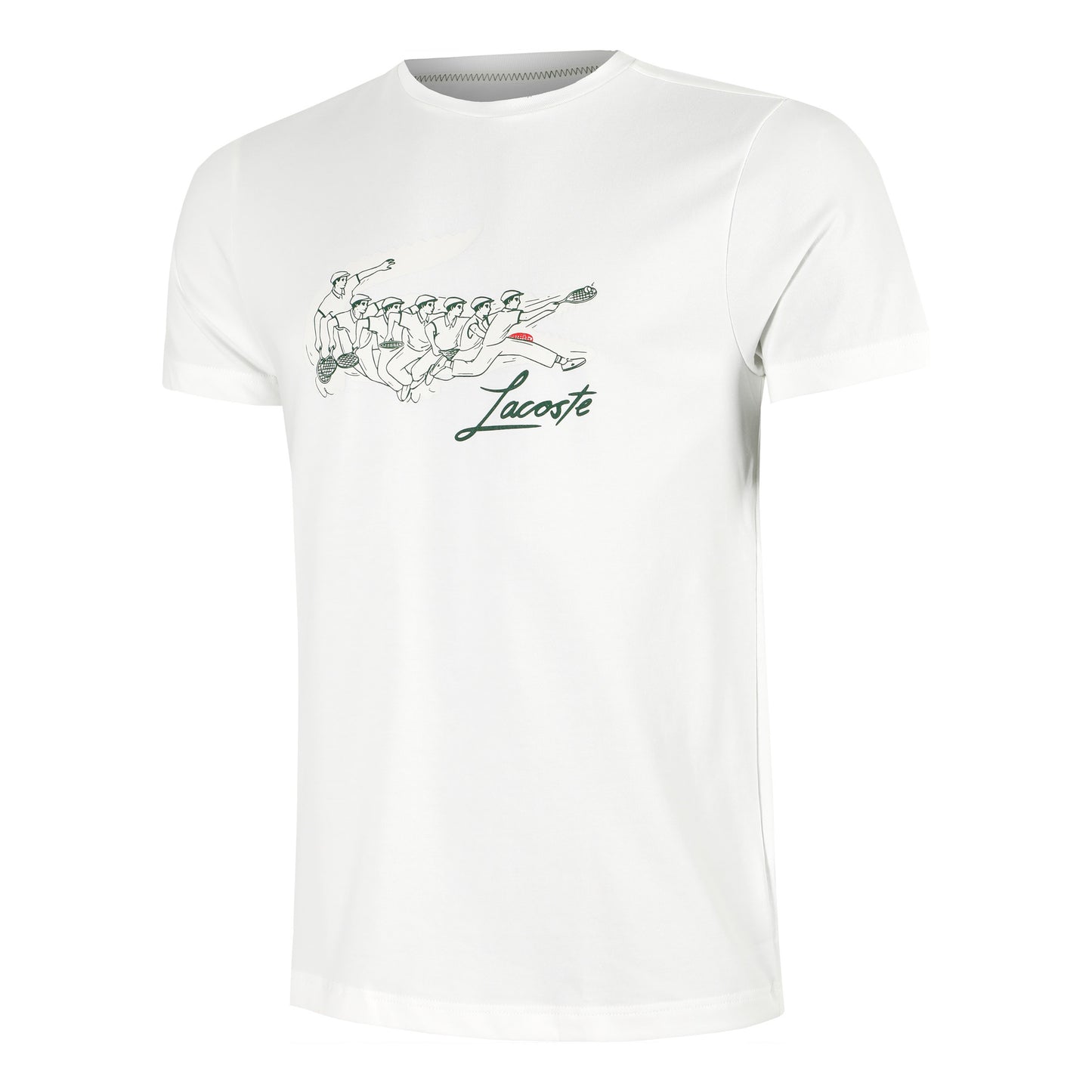 Lacoste T-shirt Herrer-Creme
