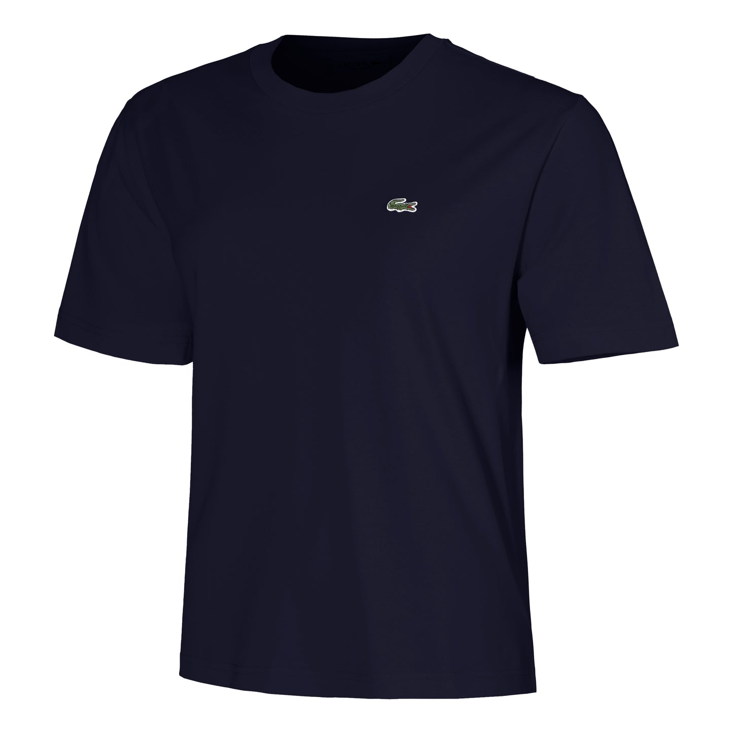 Lacoste Relaxed Fit Plain Soft T-shirt Damer-Mørkeblå