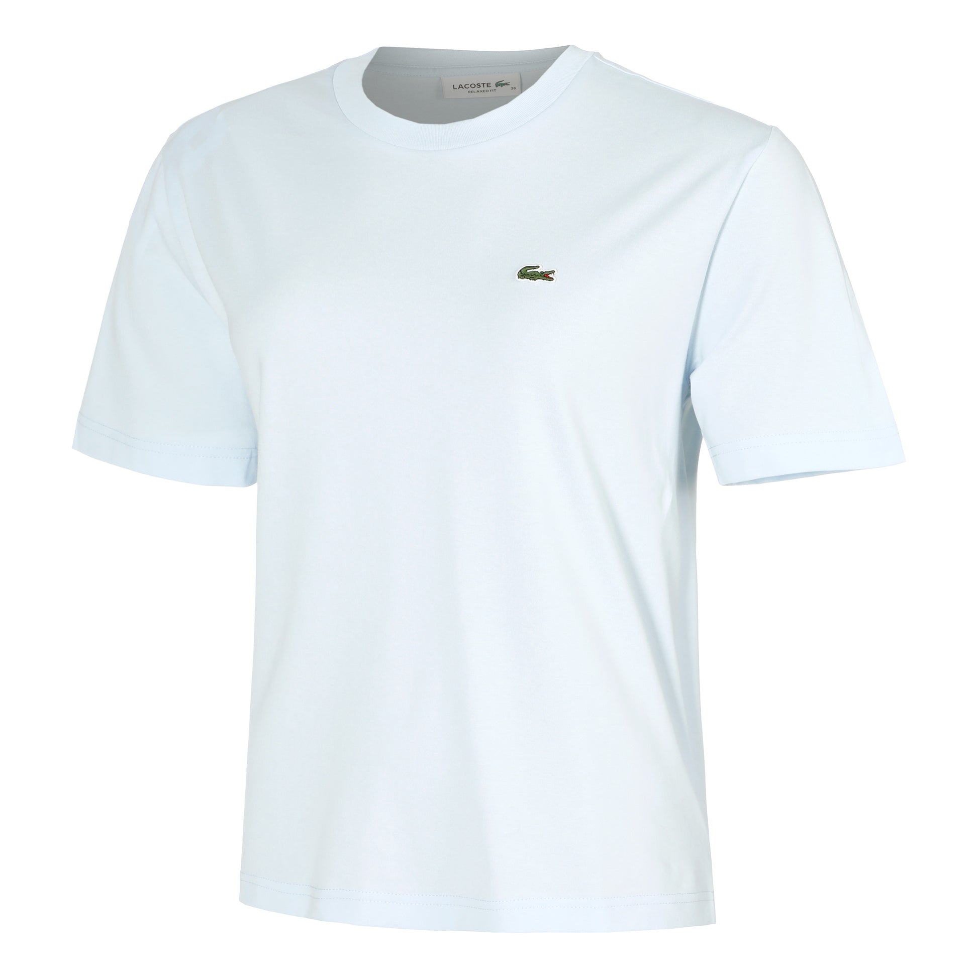Lacoste Relaxed Fit Plain Soft T-shirt Damer-Lyseblå