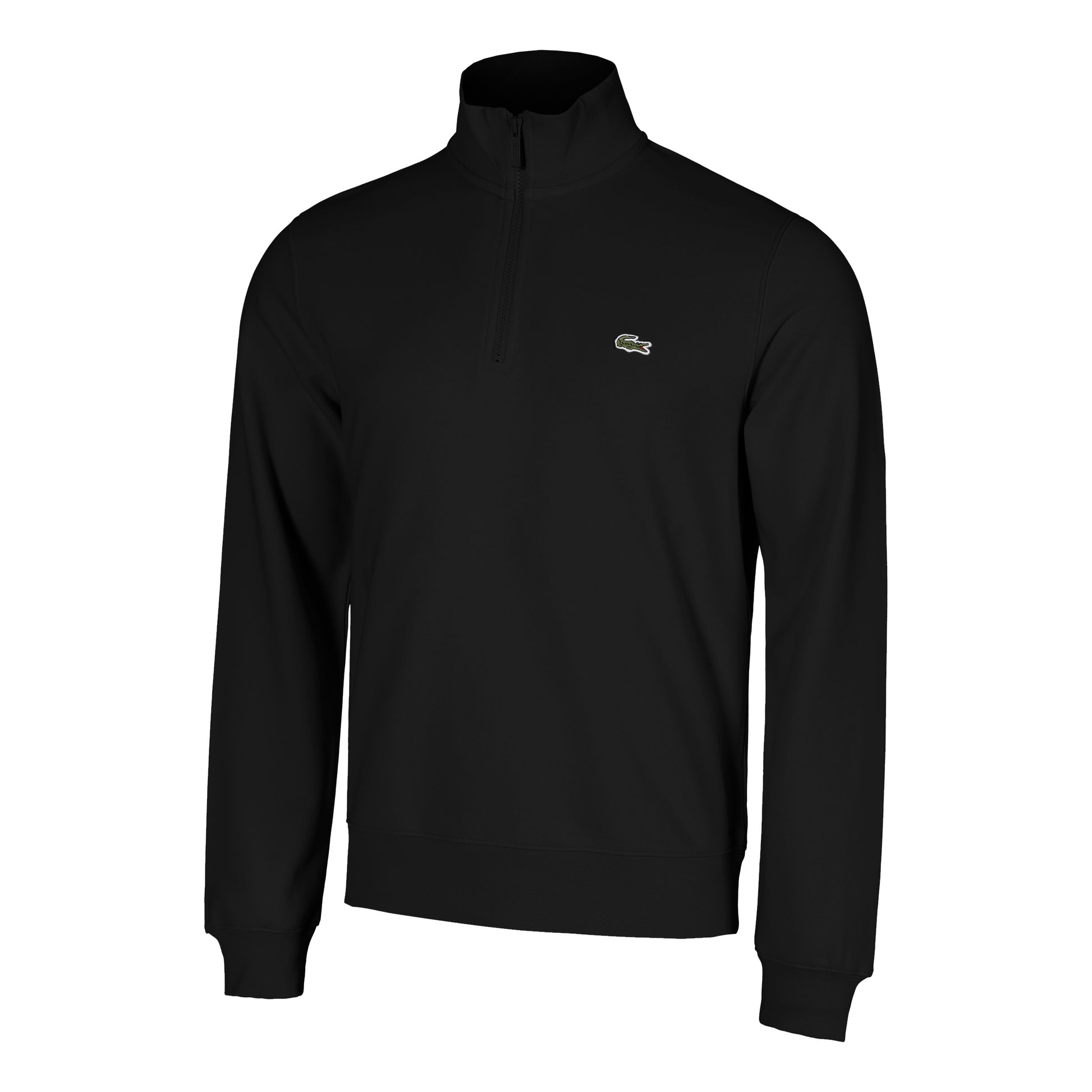 Lacoste High Neck Sweatshirt Herrer - sort