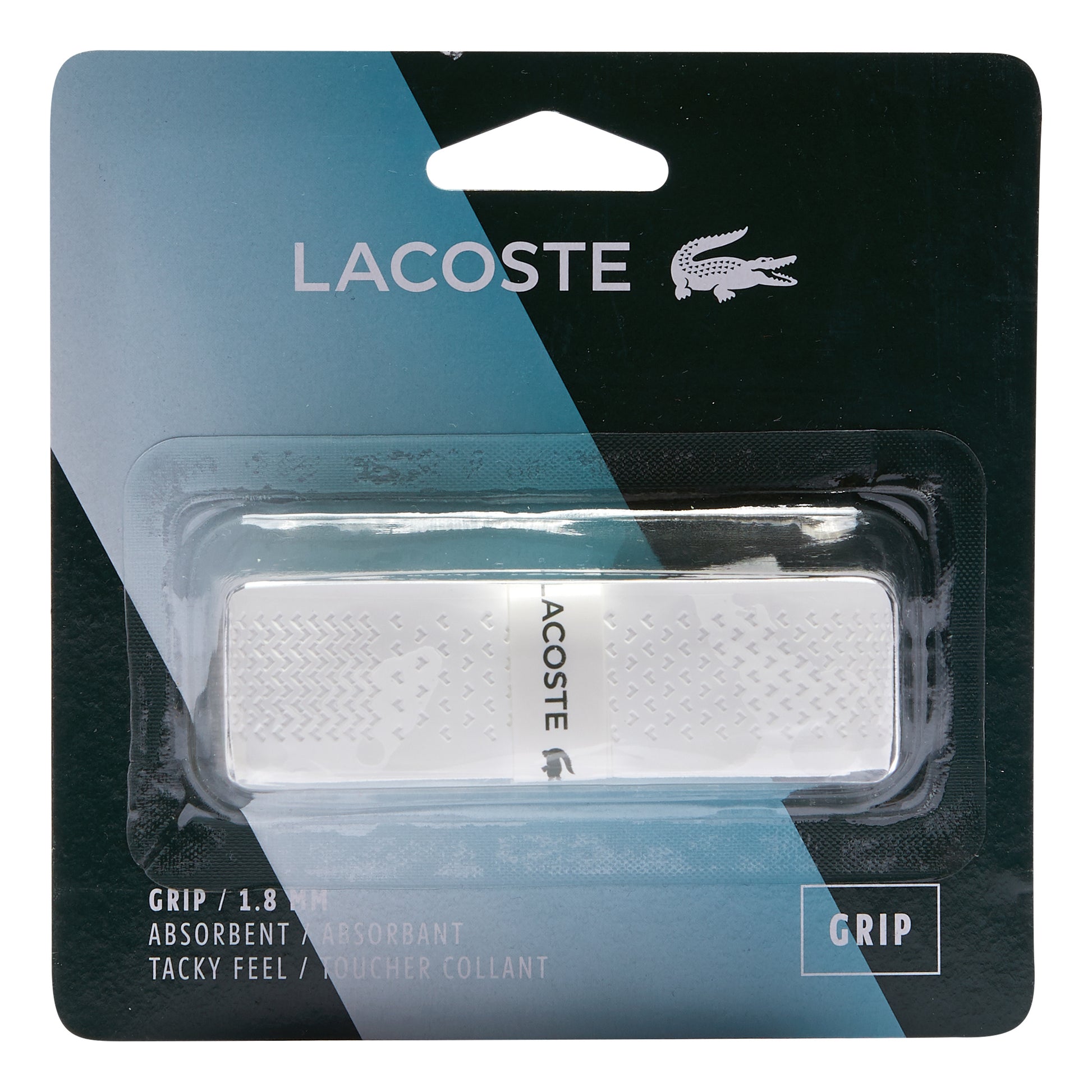 Lacoste Grip Pakke med 1 - hvid