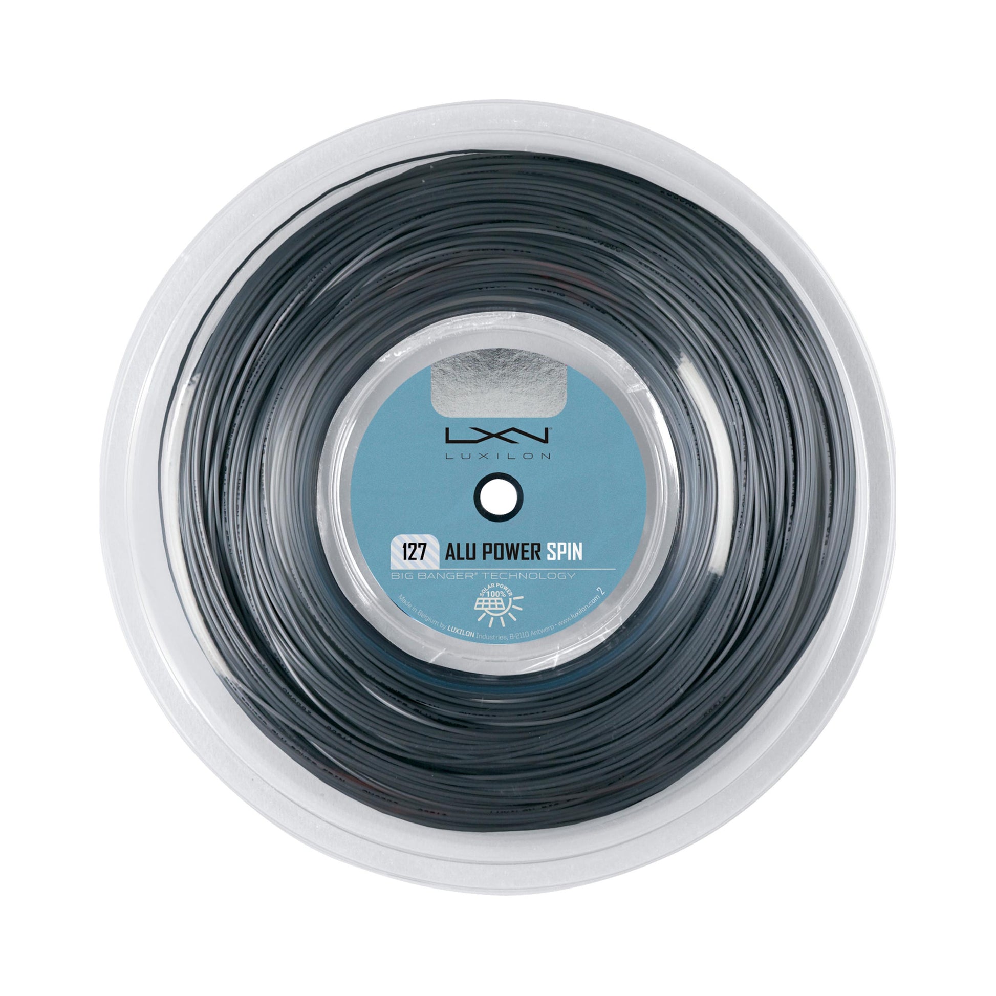 Luxilon Alu Power Spin Strenge,Rulle 220m-Sølv