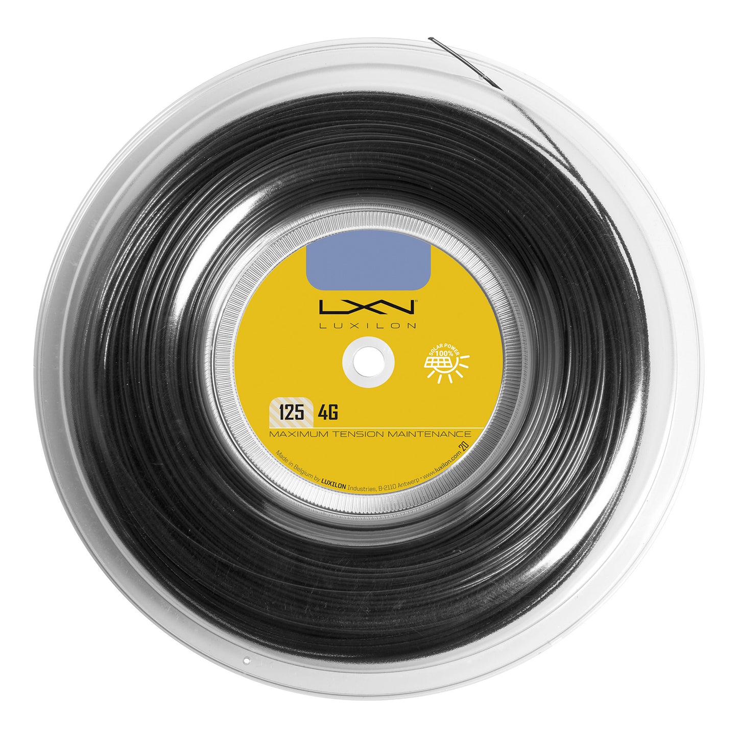 Luxilon 4G Strenge,Rulle 200m-Sort