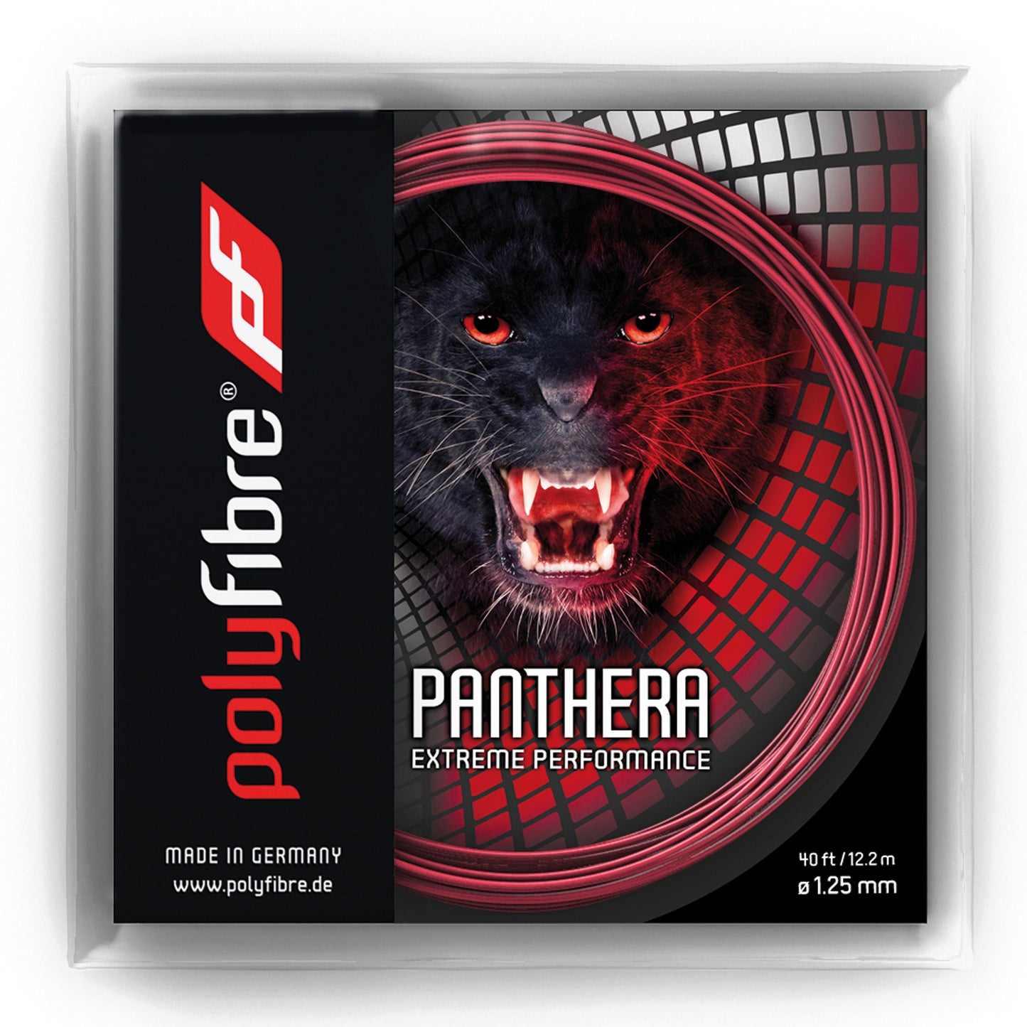 Polyfibre Panthera Strengesæt 12m-Rød