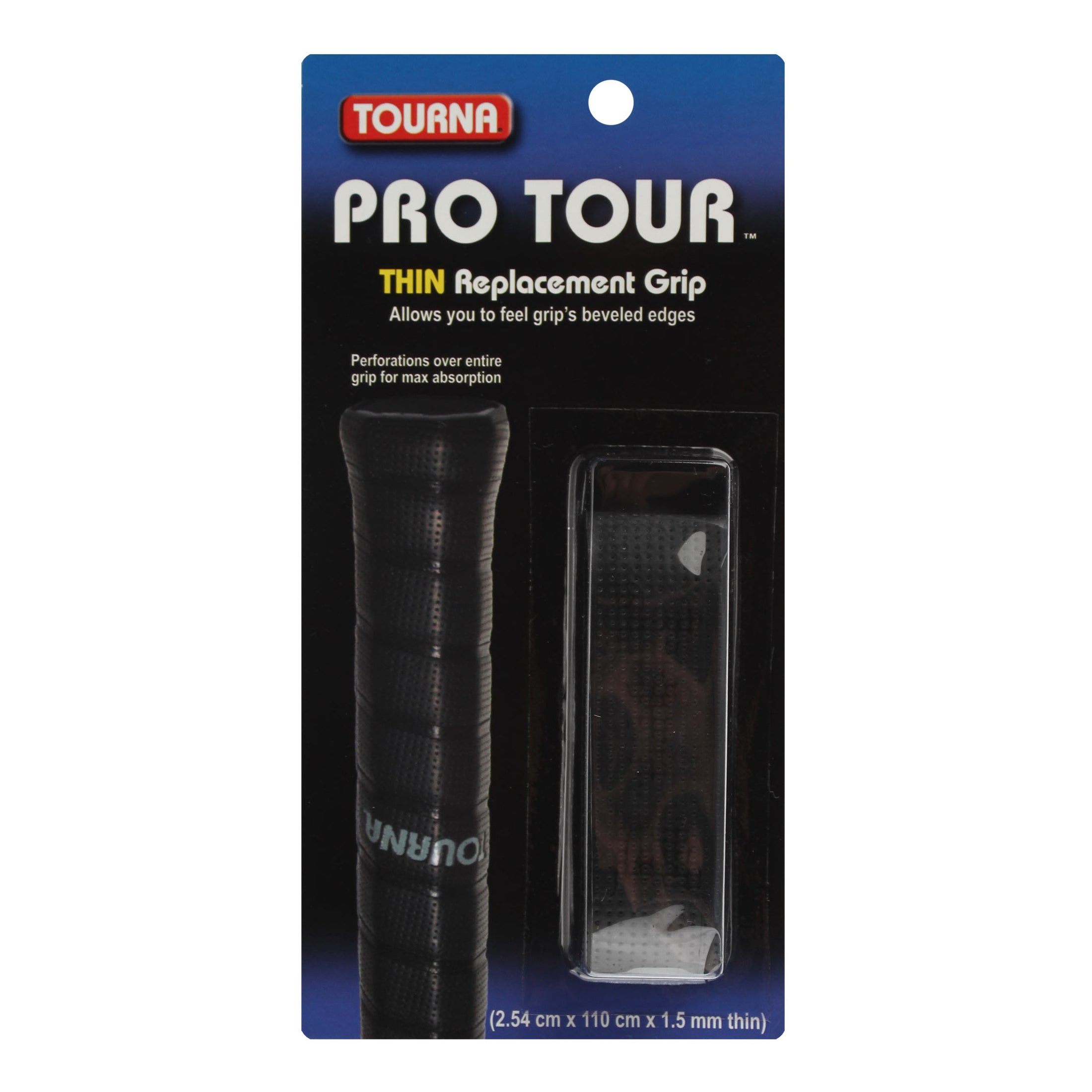 Tourna Pro Tour Grip Pakke Med 1-Sort