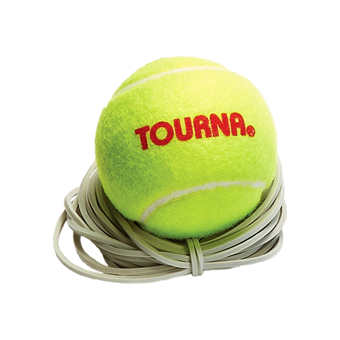 Tourna Ball & String (für Fill & Drill) Træningshjælpemiddel-Gul,Rød