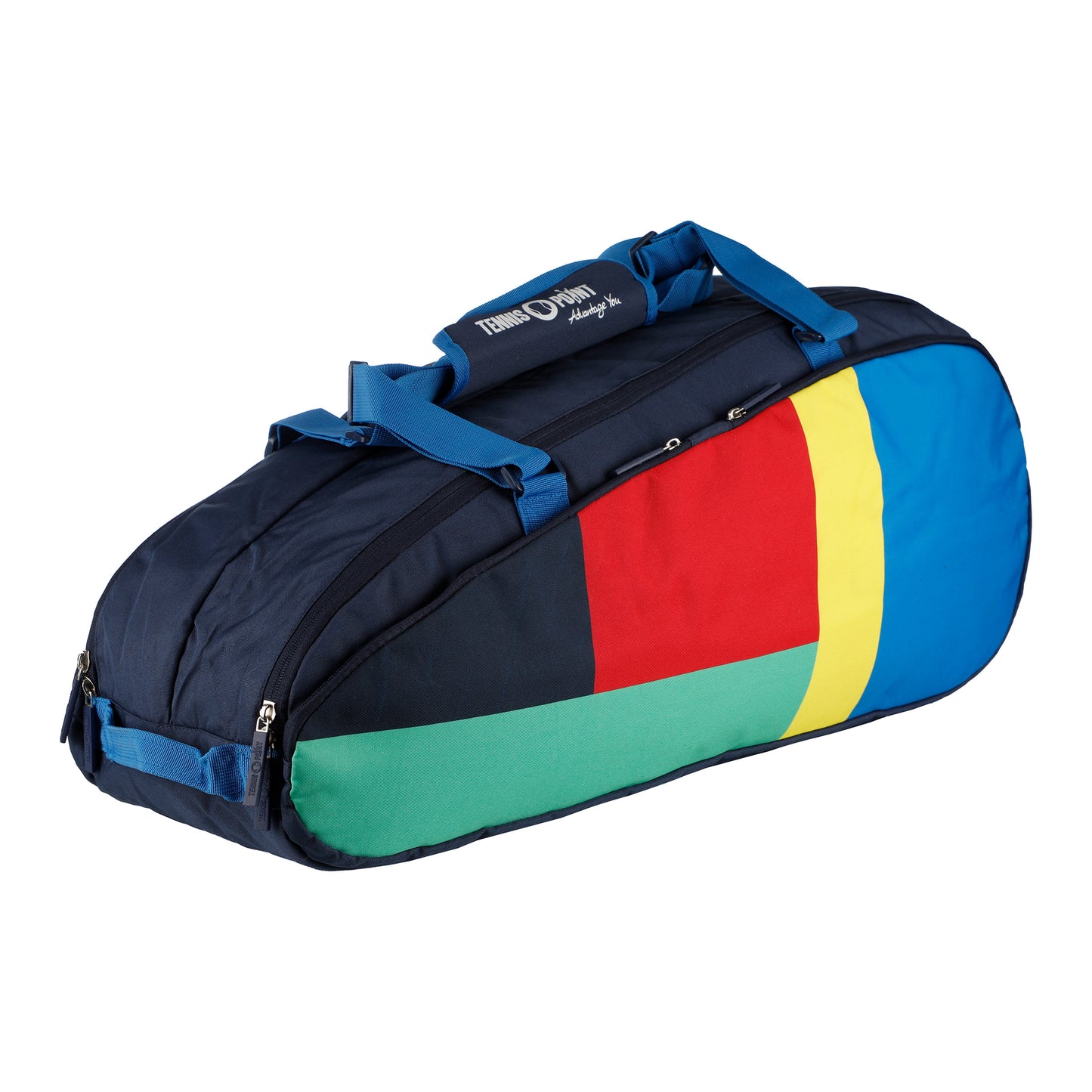 Tennis-Point Premium Colourblock 9R Ketchertaske - mørkeblå