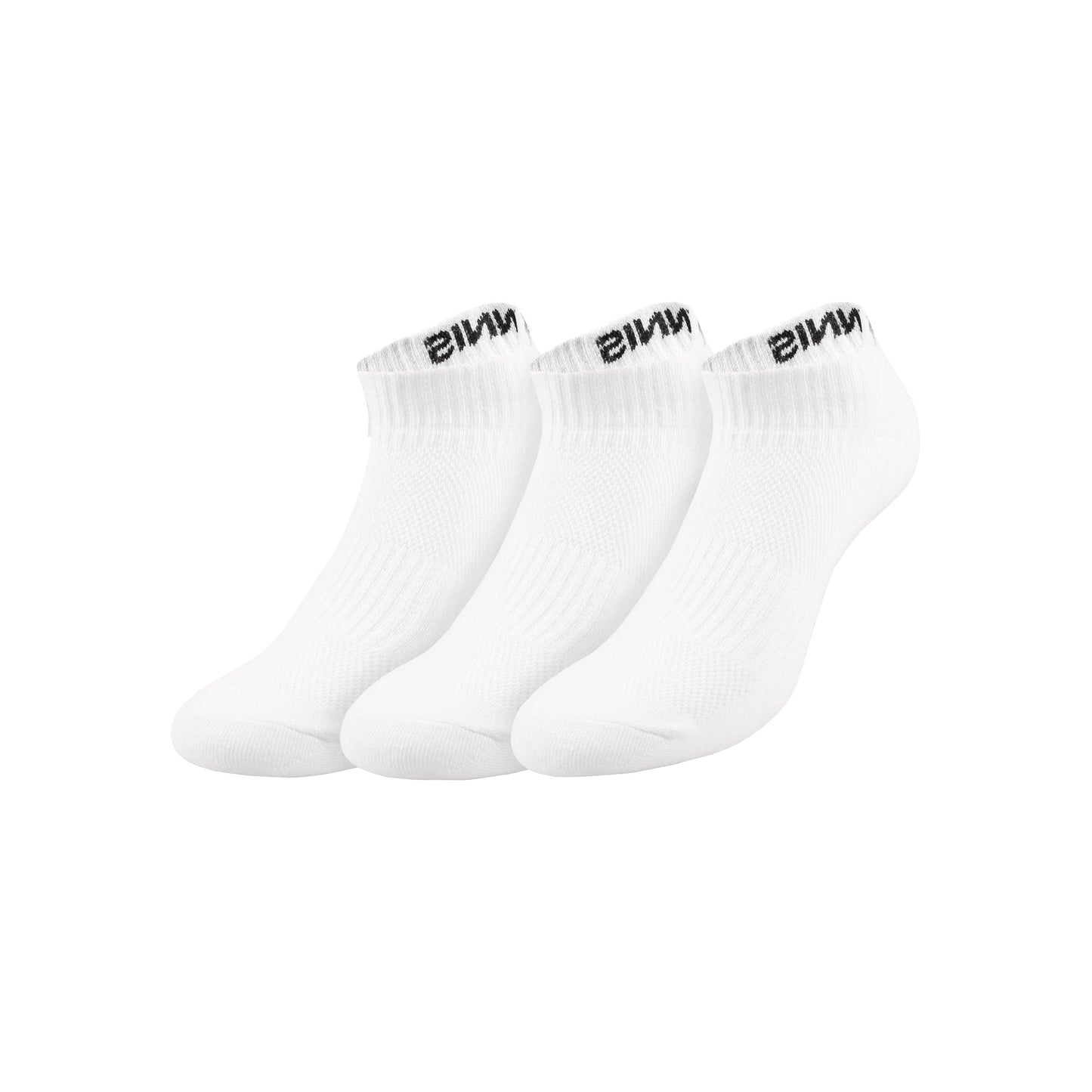 Tennis-Point Tennissokker Pakke med 3 Unisex - hvid, sort