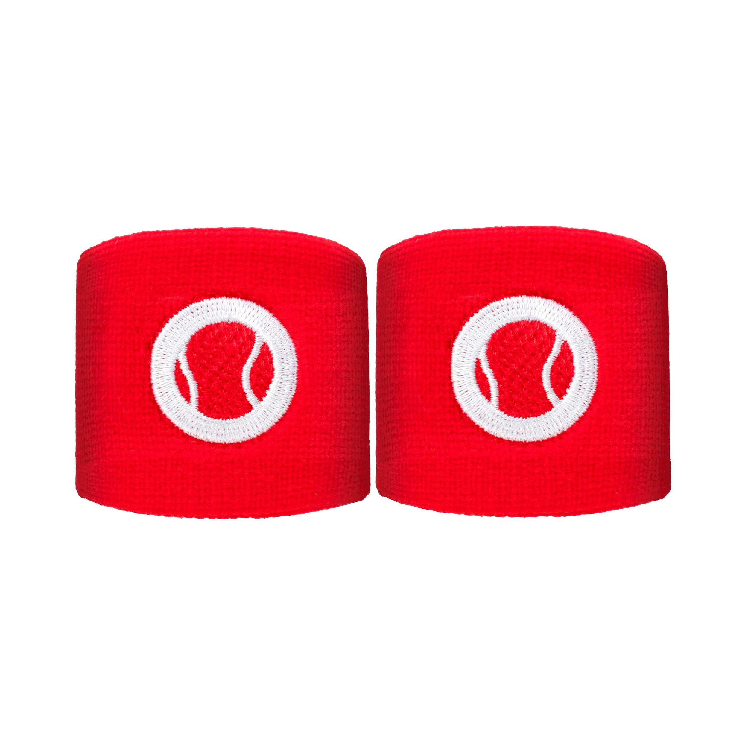 Tennis-Point Short Svedbånd Pakke med 2 Unisex - rød,
