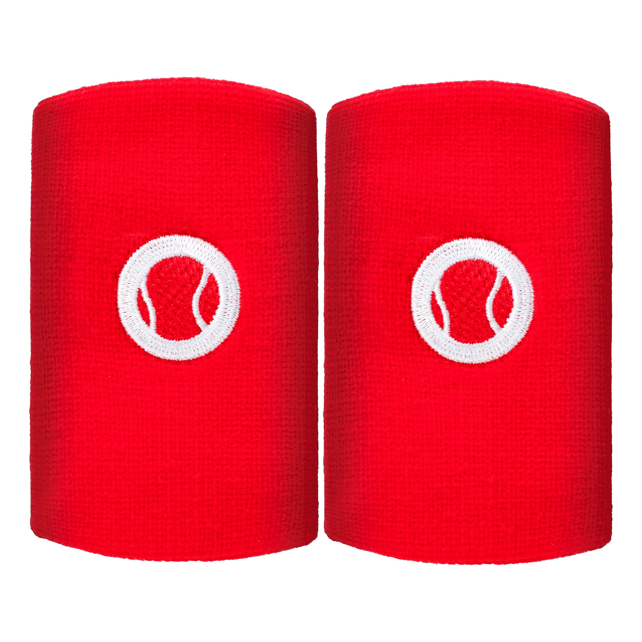 Tennis-Point Long Svedbånd Pakke med 2 Unisex - rød,