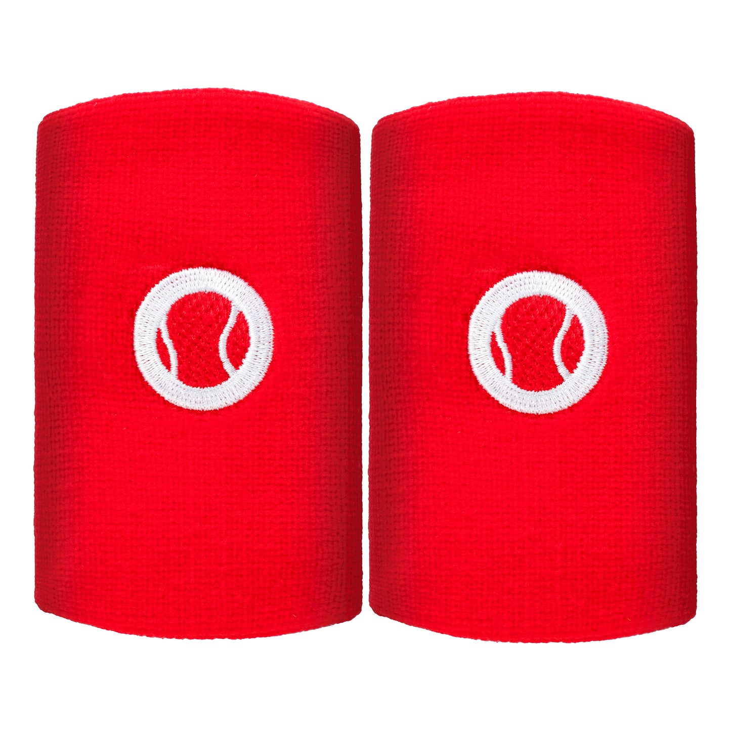 Tennis-Point Long Svedbånd Pakke med 2 Unisex - rød,