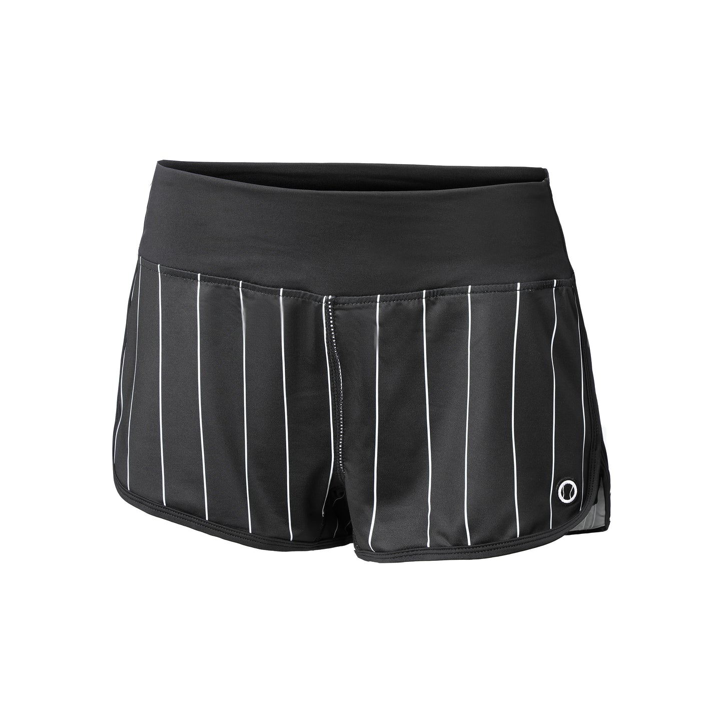 Tennis-Point Stripes Shorts Damer - sort, hvid