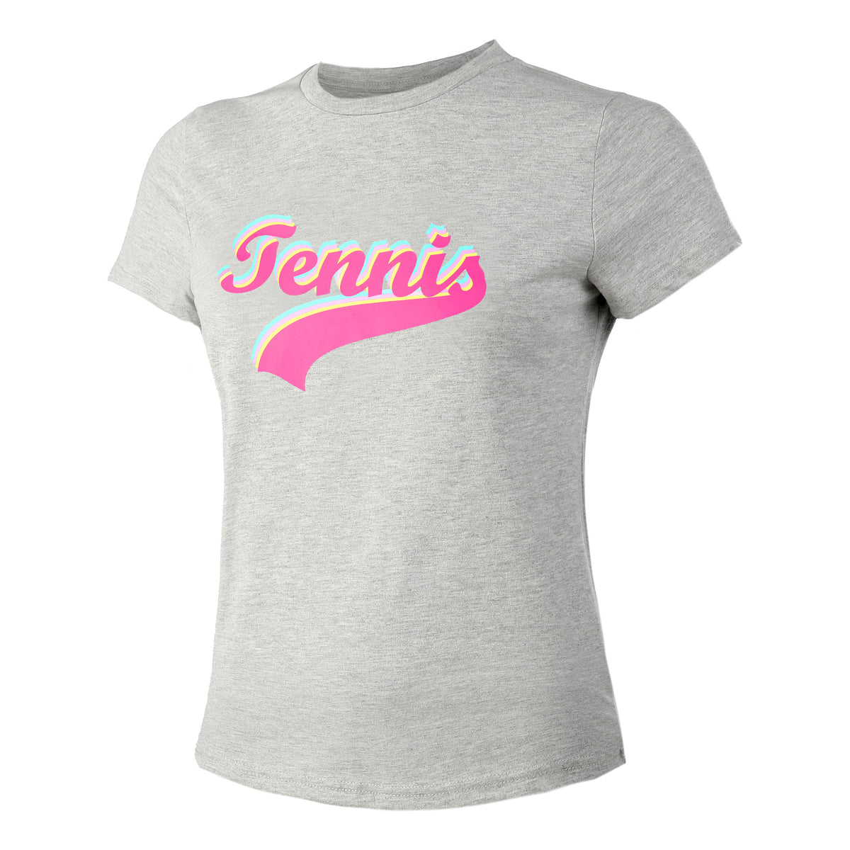 Tennis-Point Tennis Signature T-shirt Damer - grå, flerfarvet