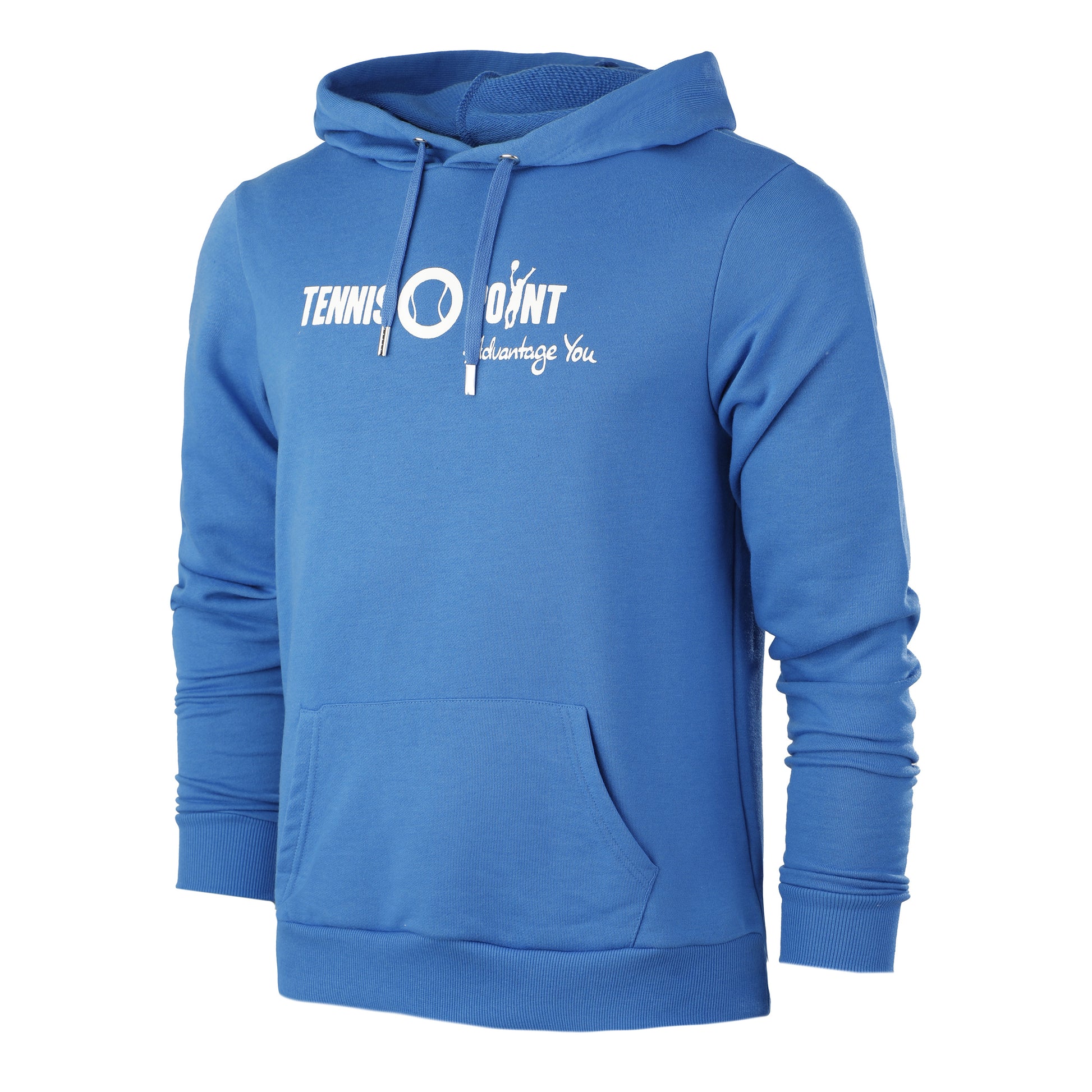 Tennis-Point Logo Hættetrøje Herrer - blå, hvid