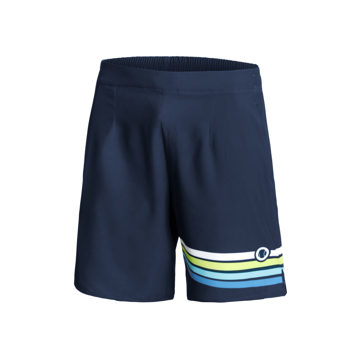 Tennis-Point Shorts Herrer - mørkeblå, flerfarvet