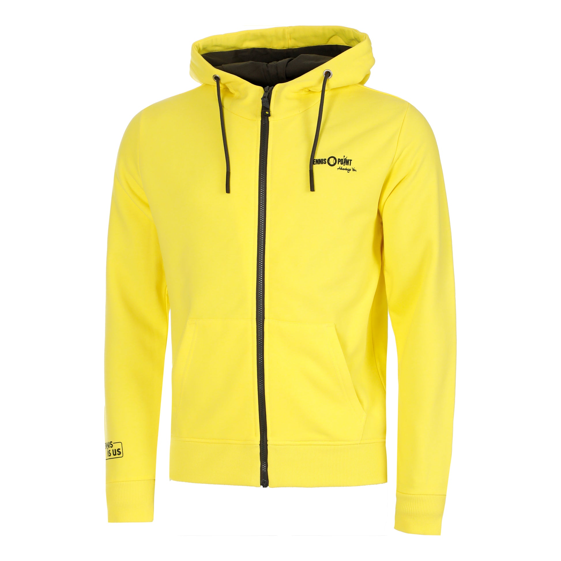 Tennis-Point Team Yellow Sweatjakke Herrer-Gul,Sort