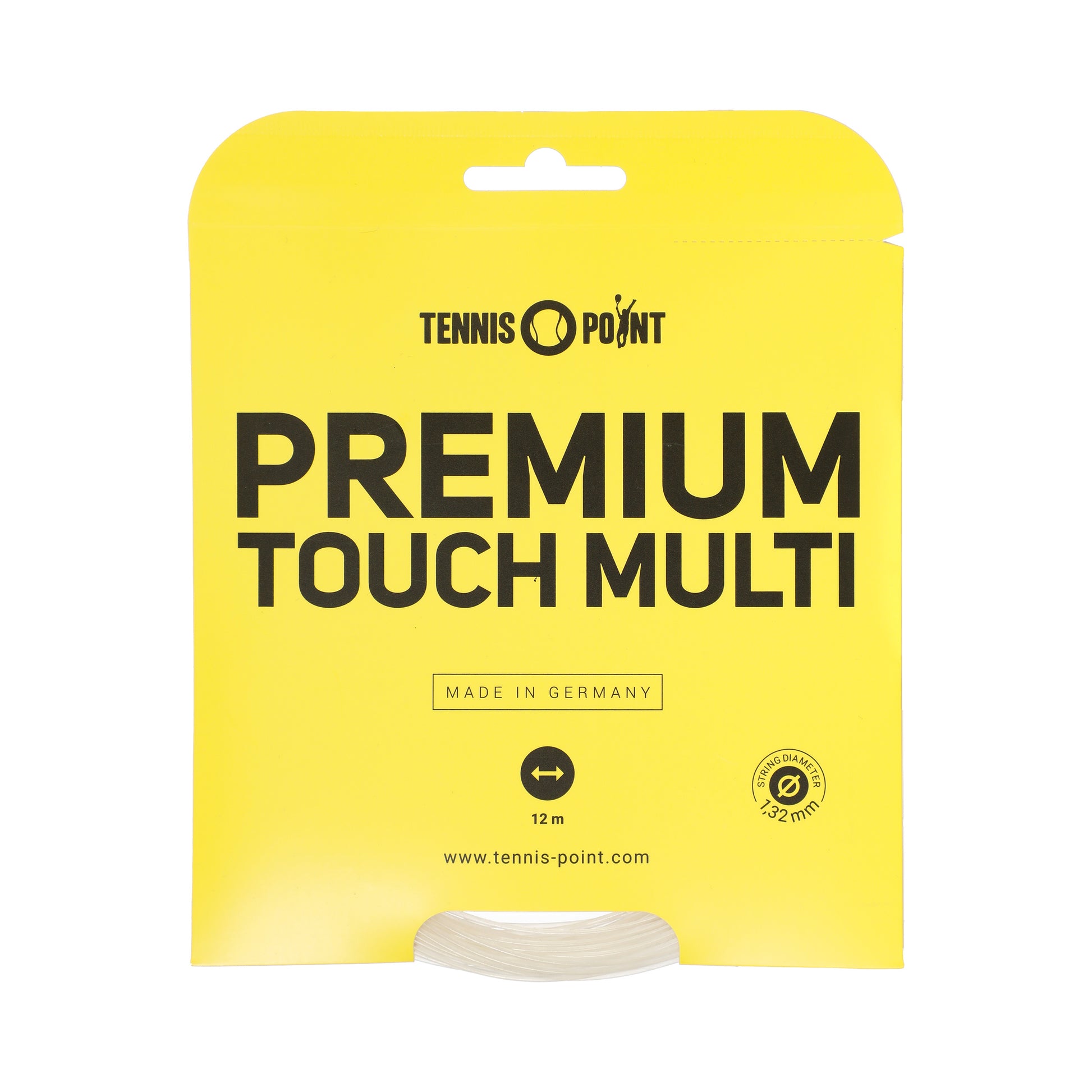 Tennis-Point Premium Touch Multi Strengesæt 12m-Naturfarvet