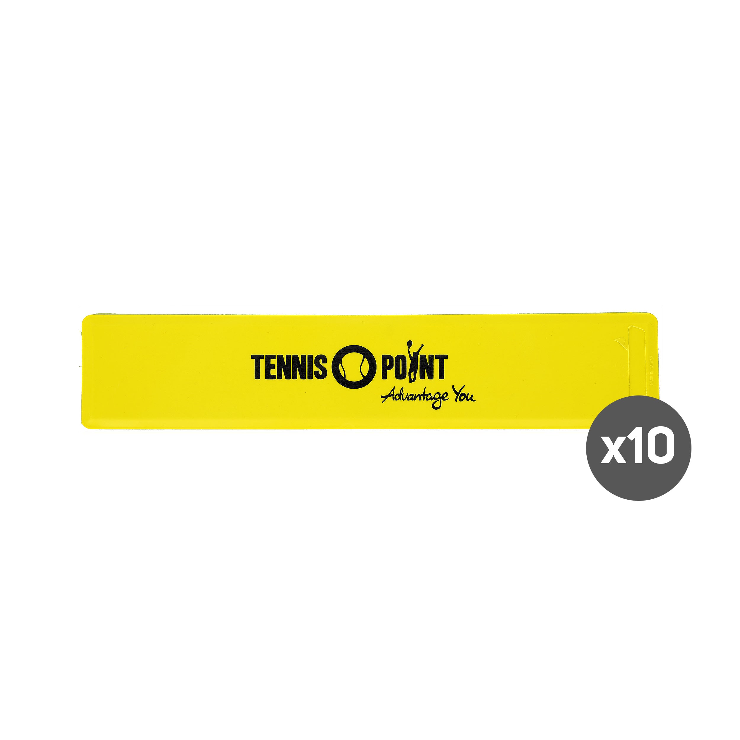 Tennis-Point 10er Pack Markeringslinje-Gul,Sort