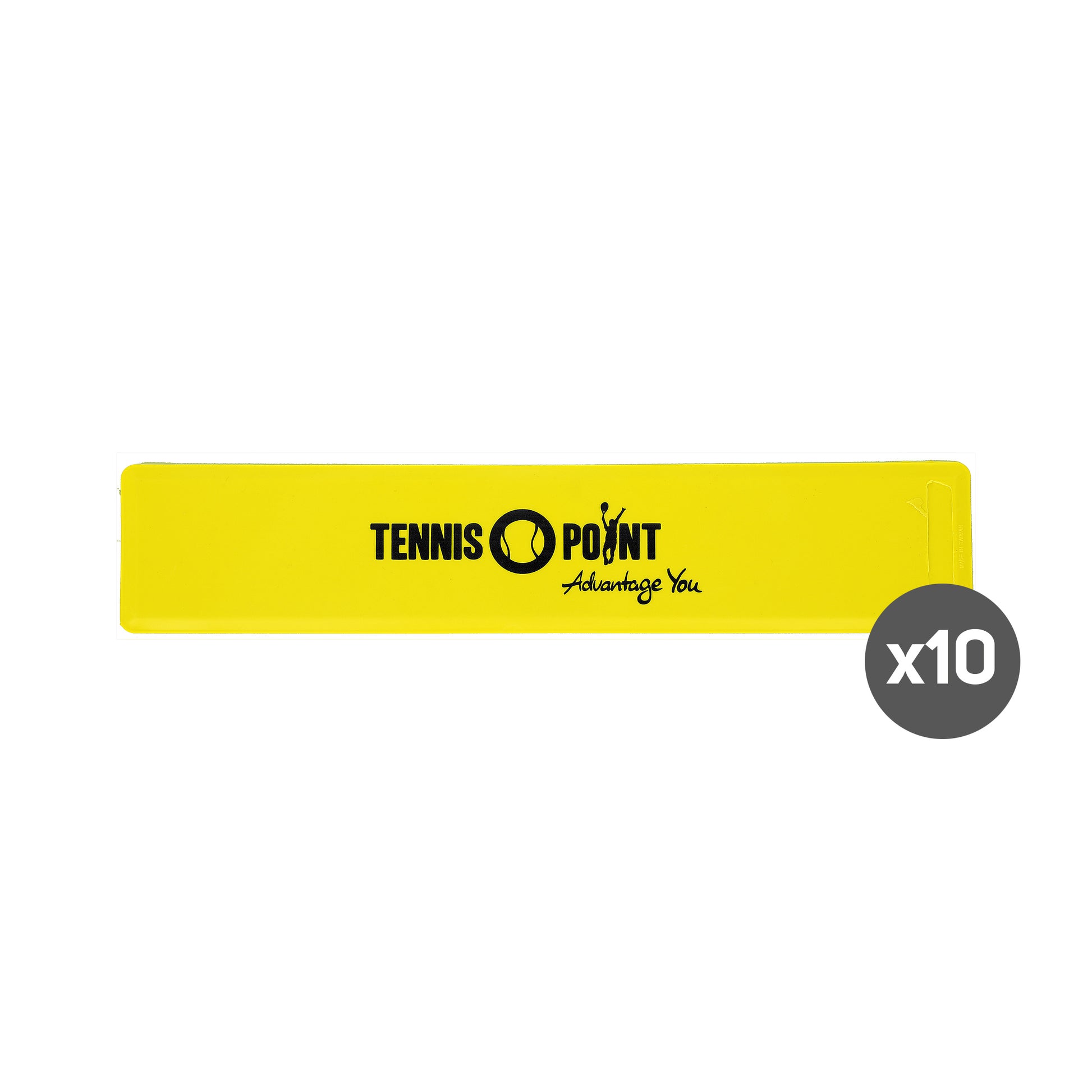 Tennis-Point 10er Pack Markeringslinje-Gul,Sort