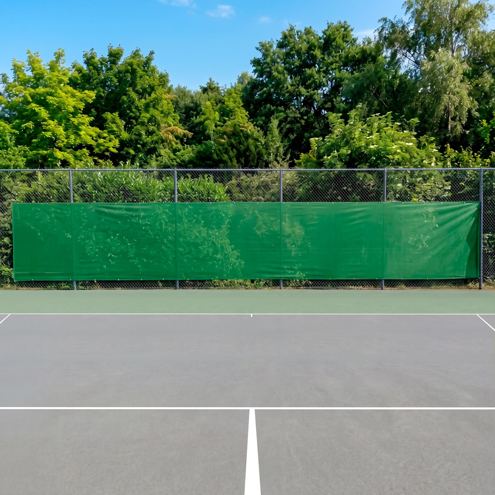 Tennis-Point Blanko 12x2m Afskærmning-Grøn