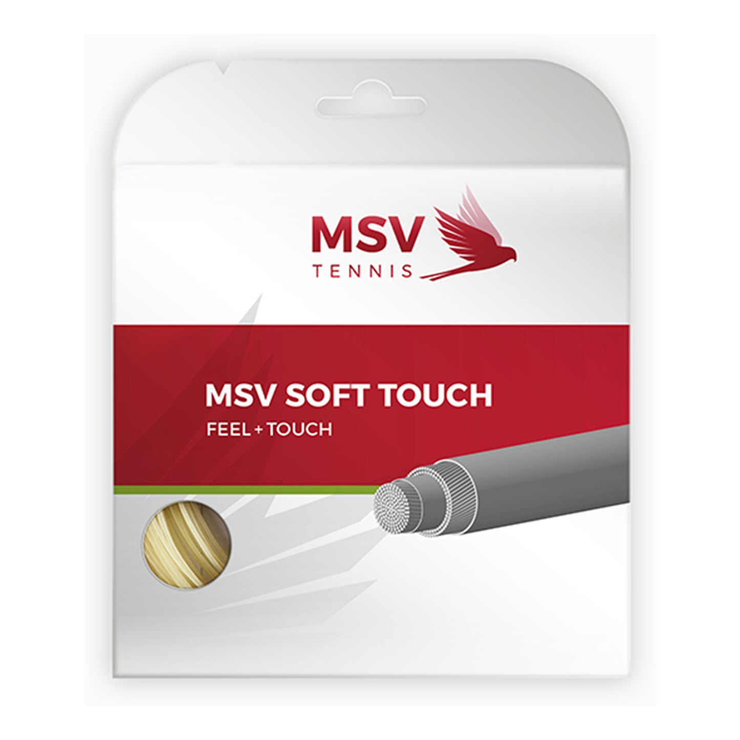 MSV Soft-Touch natur Strengesæt 12m - grå