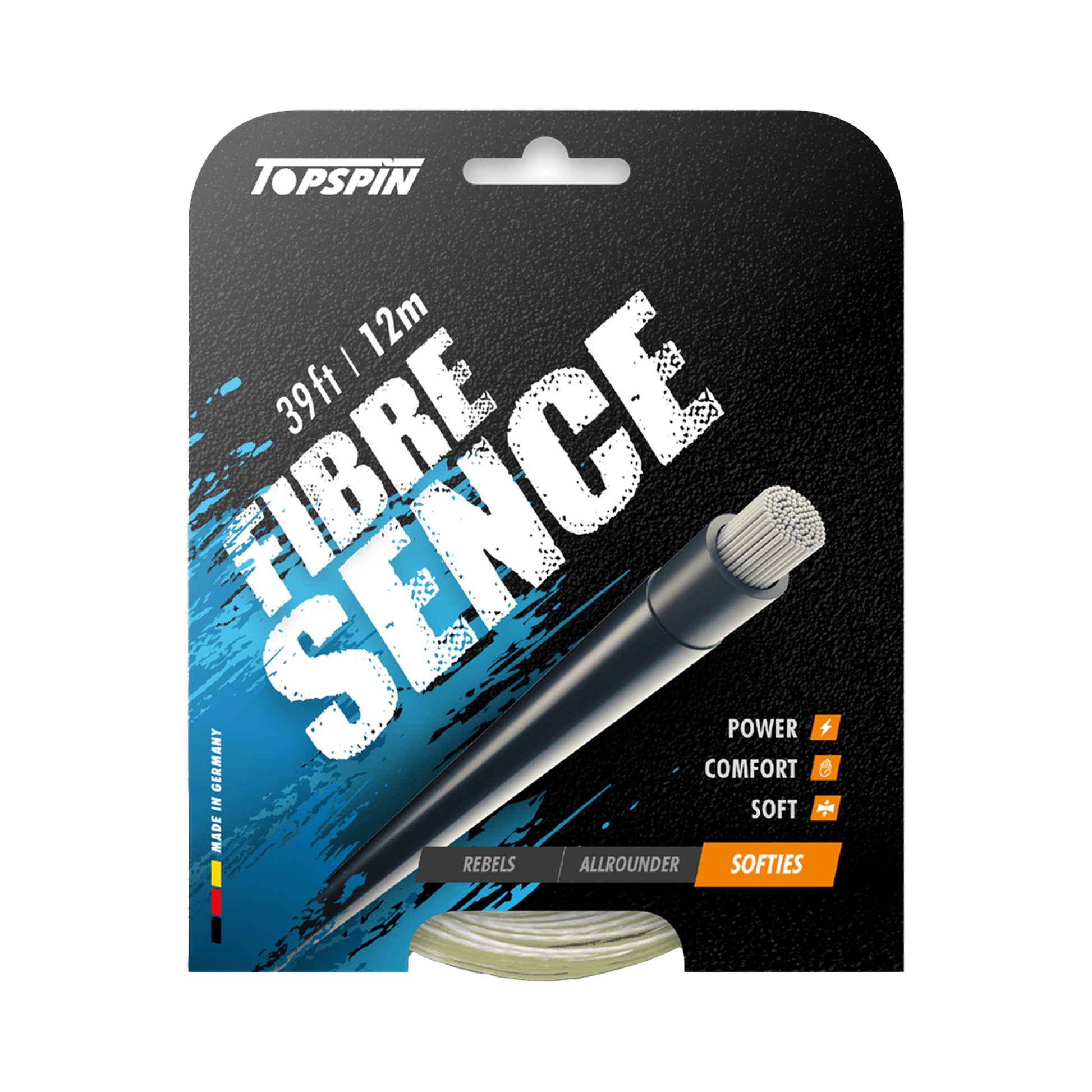 Topspin Fibre Sence 12m Strengesæt-Naturfarvet