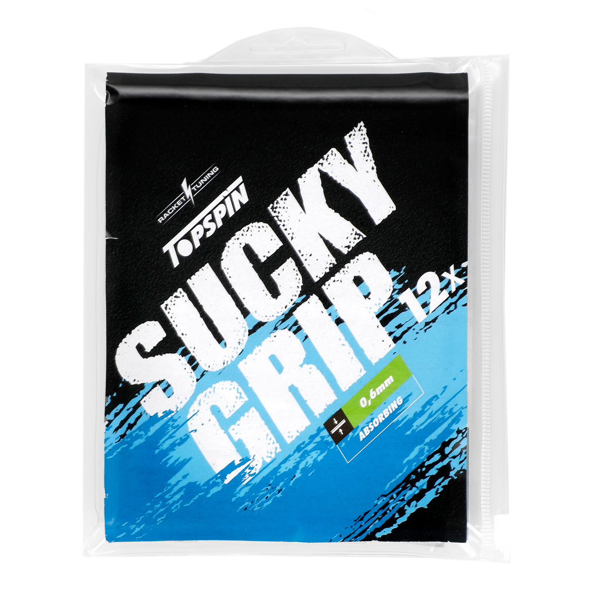 Topspin Sucky Grip Pakke Med 12-Grå