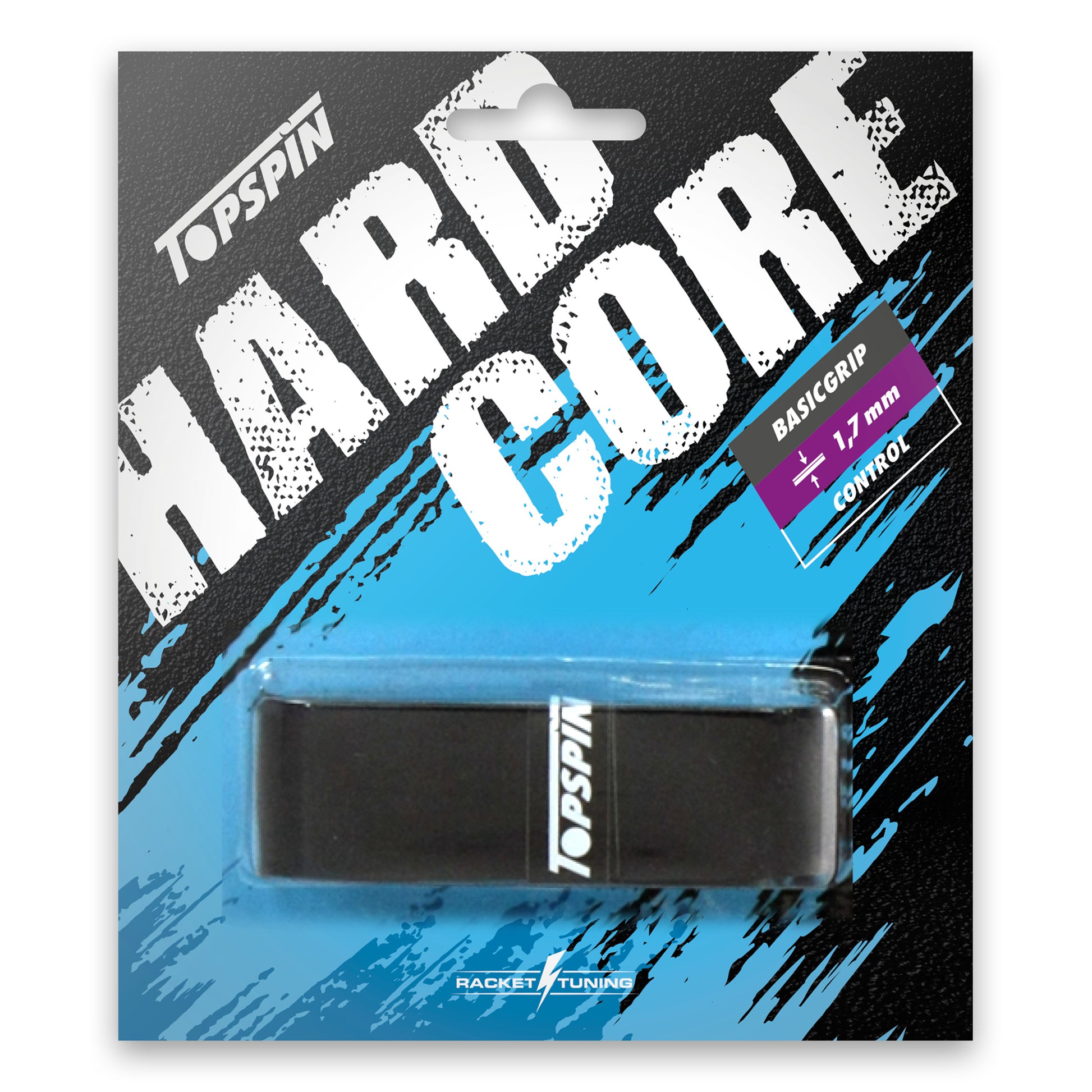 Topspin Hardcore Basic Grip Pakke med 1-sort