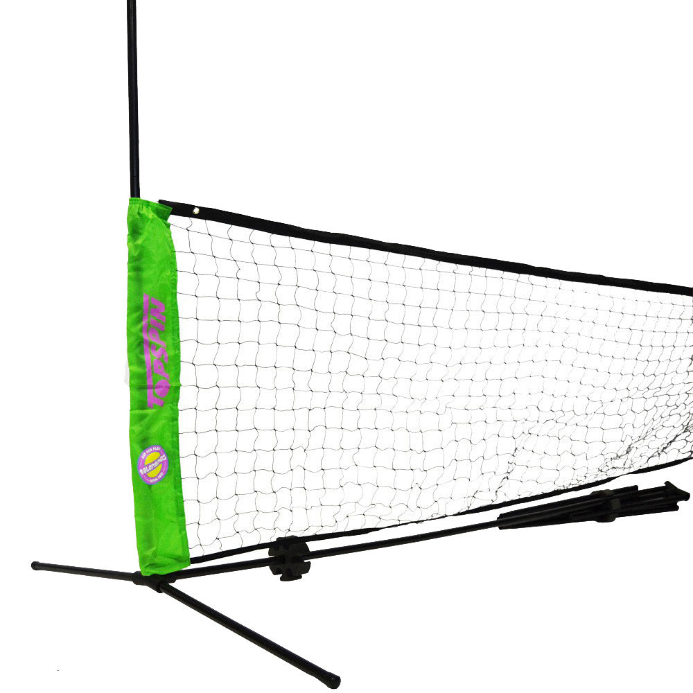 Topspin 6m Tennisnet - sort, grøn