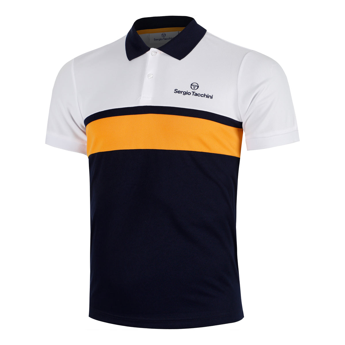 Sergio Tacchini Elfetta Polo Herrer-Hvid,Apricot